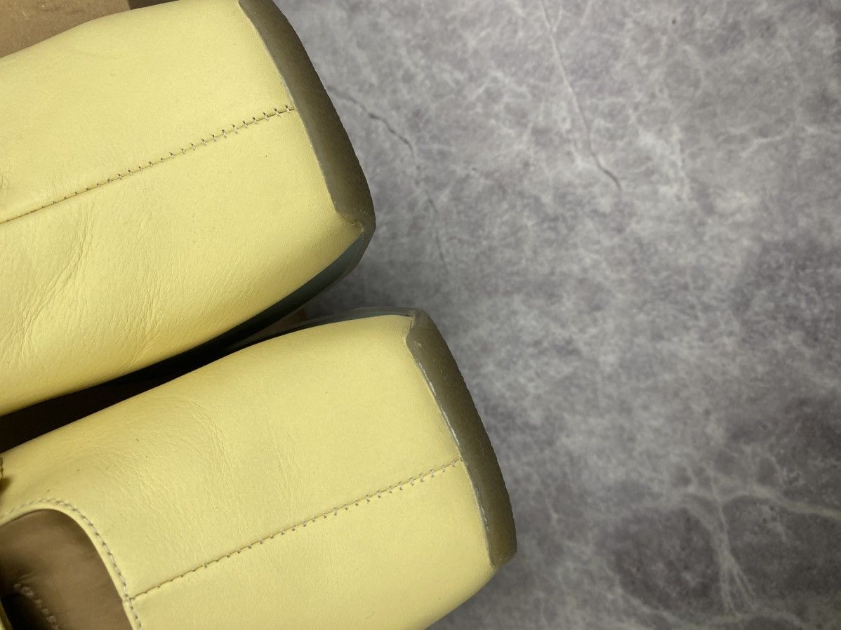 Eckhaus Latta Ugg X Eghaus Latta Square Toe Yellow Leather LowTop Sneakers Size US 11.5 / EU 44-45 - 2 Thumbnail