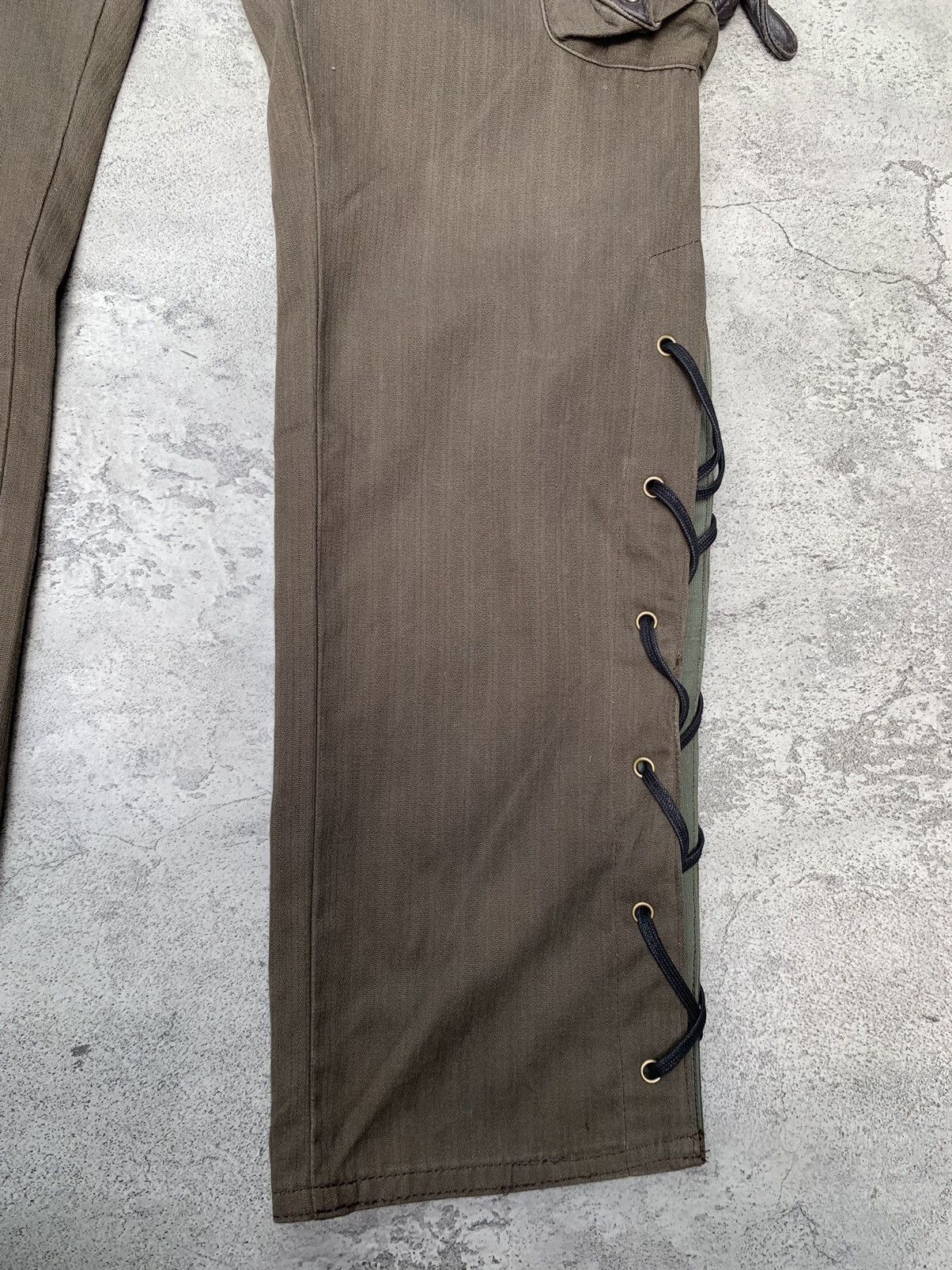 Japanese Brand × PPFM × Tete Homme DIFFERENCE RUPERT Lace up cargo pants Size US 31 - 2 Thumbnail