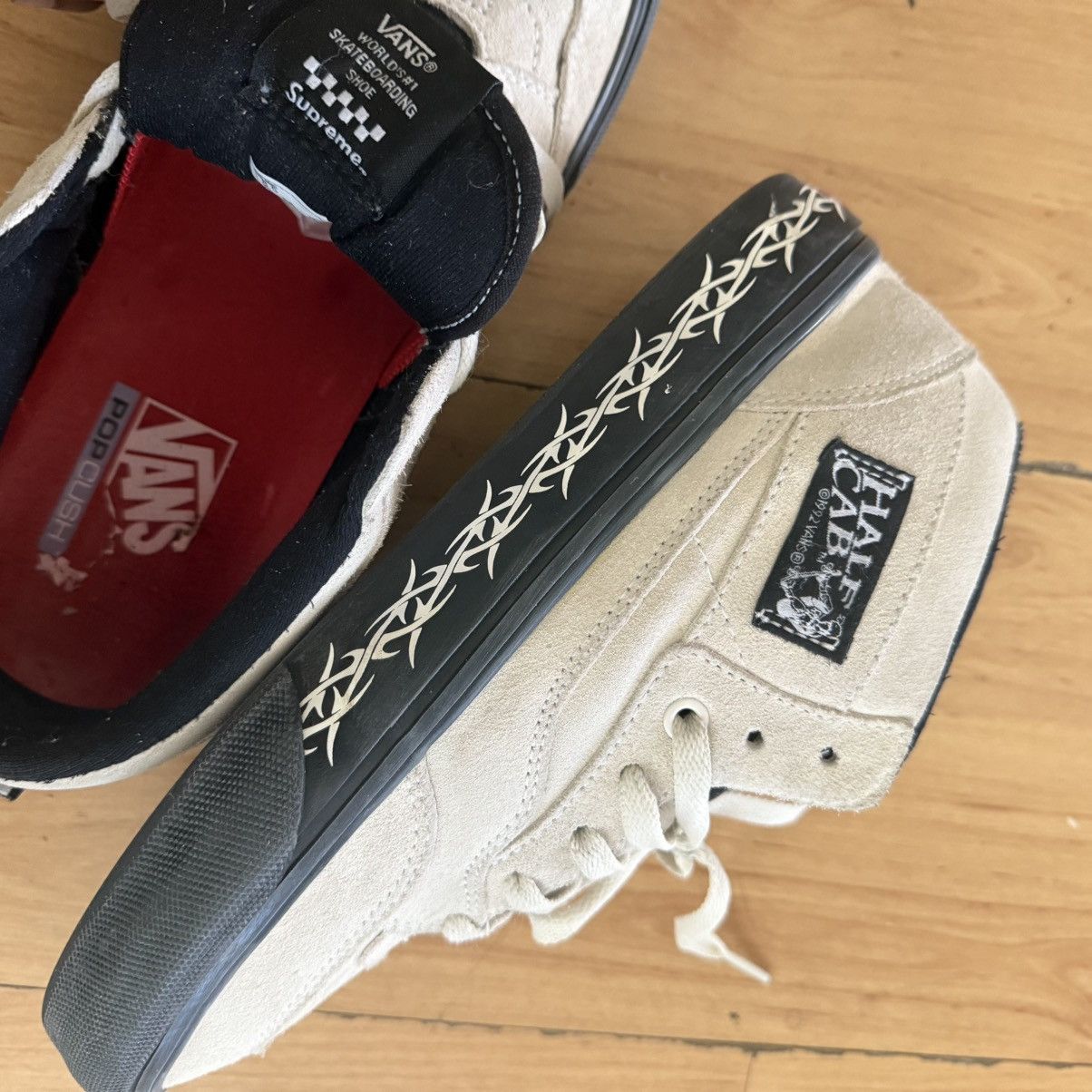 Supreme Supreme x Half Cab 'Barbed Wire - White 8.5 Size US 8.5 / EU 41-42 - 3 Thumbnail