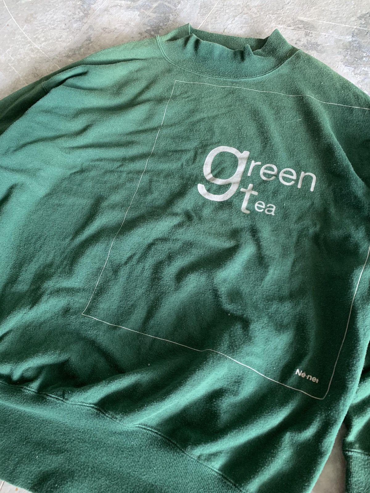 Issey Miyake Ne-net green tea sweatshirt neat design Size US XL / EU 56 / 4 - 8 Thumbnail