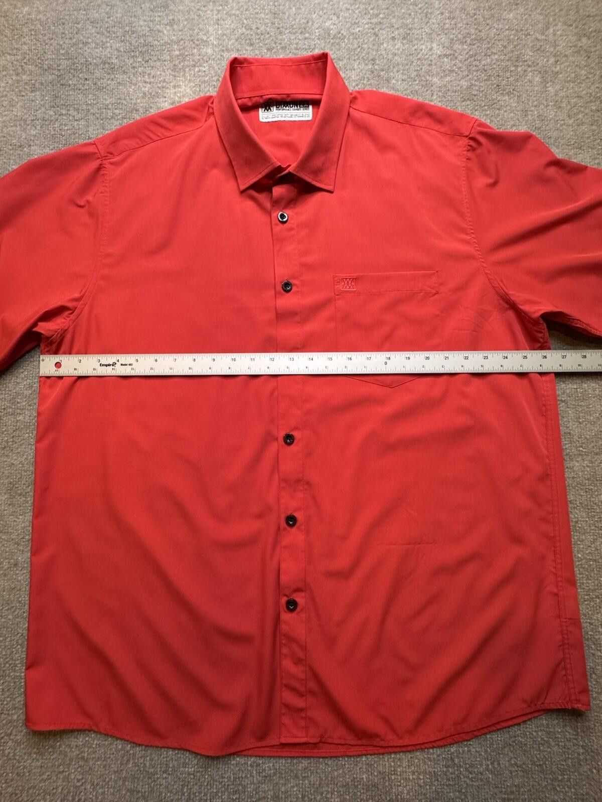 Other Dixxon Flannel Co Men's 2X Red SS Performance Bamboo Size US XXL / EU 58 / 5 - 6 Thumbnail