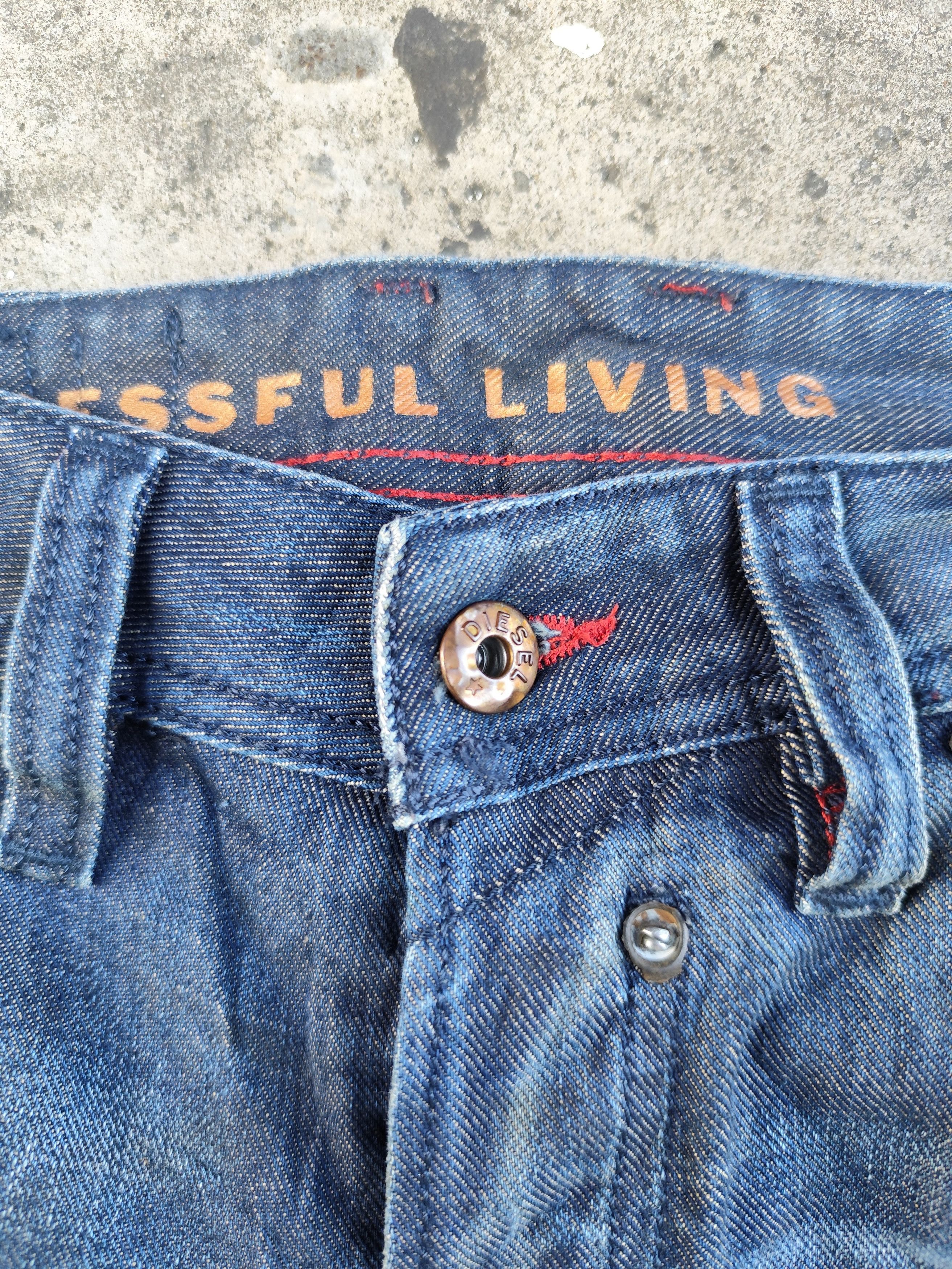 Diesel × Diesel Black Gold × Vintage Diesel jeans distressed Size US 30 / EU 46 - 7 Thumbnail