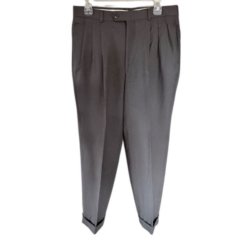 Albert Nipon Albert Nipon for John Wanamaker Taupe/Stone Wool Suit 37R Size 38R - 7 Thumbnail