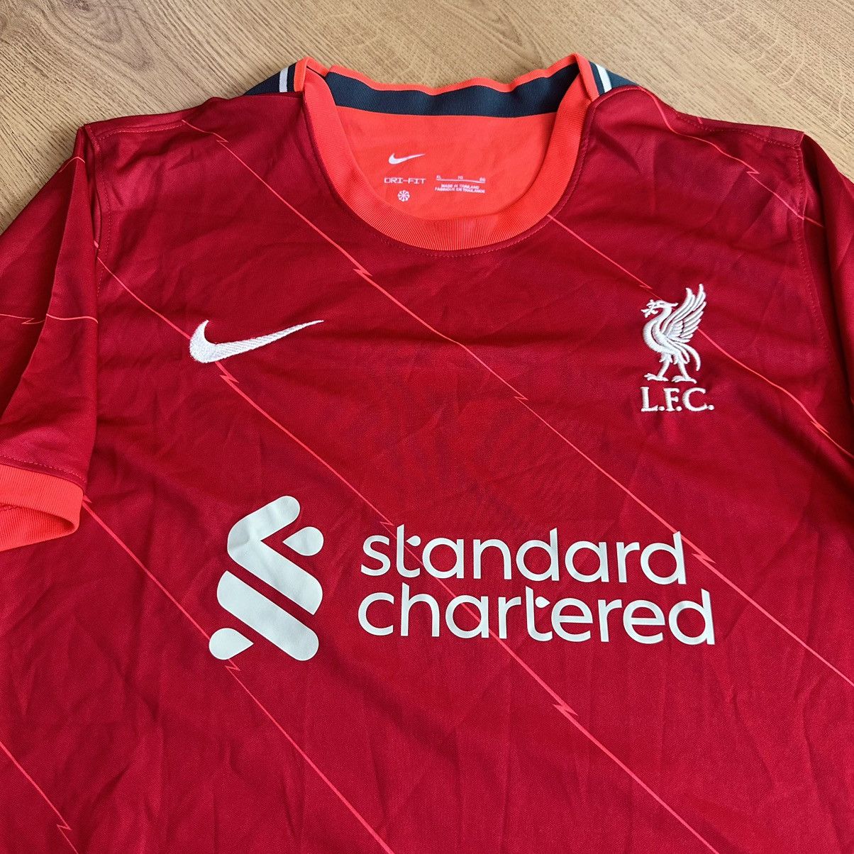 Nike Liverpool 2021/2022 Nike Home Soccer Jersey Size US XL / EU 56 / 4 - 2 Thumbnail