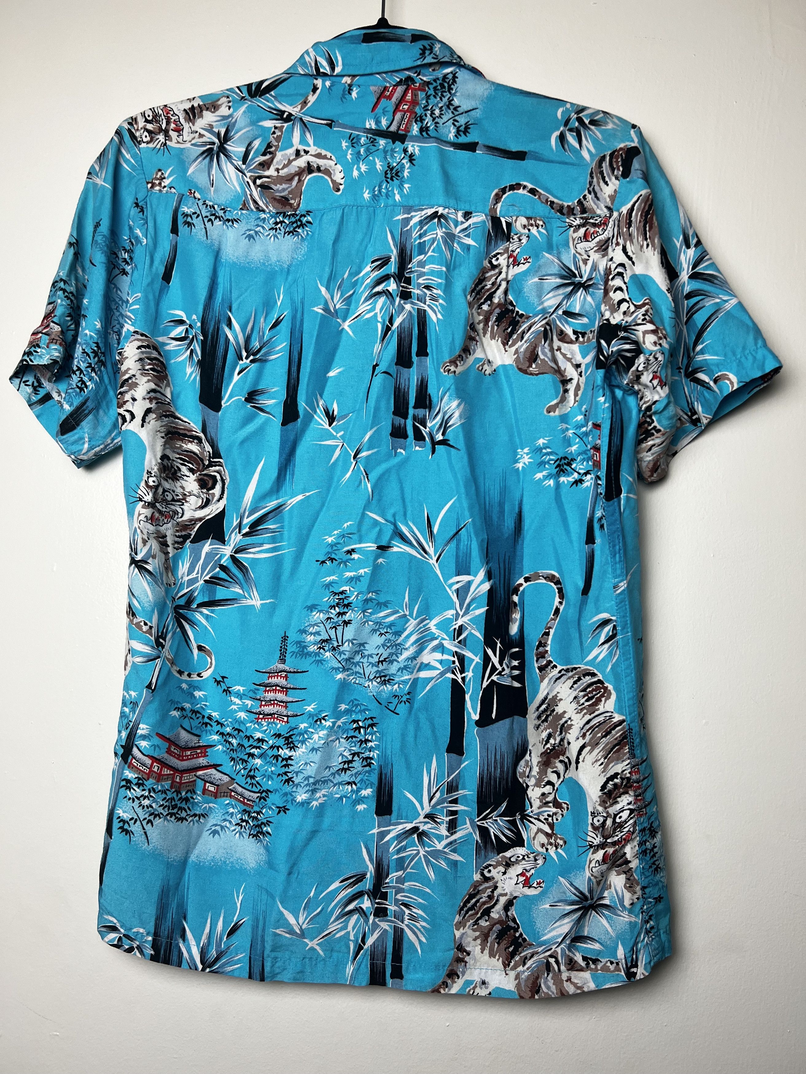 Vintage Vintage Reminiscence by Stewart Richer Hawaiian Style Shirt Size US S / EU 44-46 / 1 - 7 Thumbnail