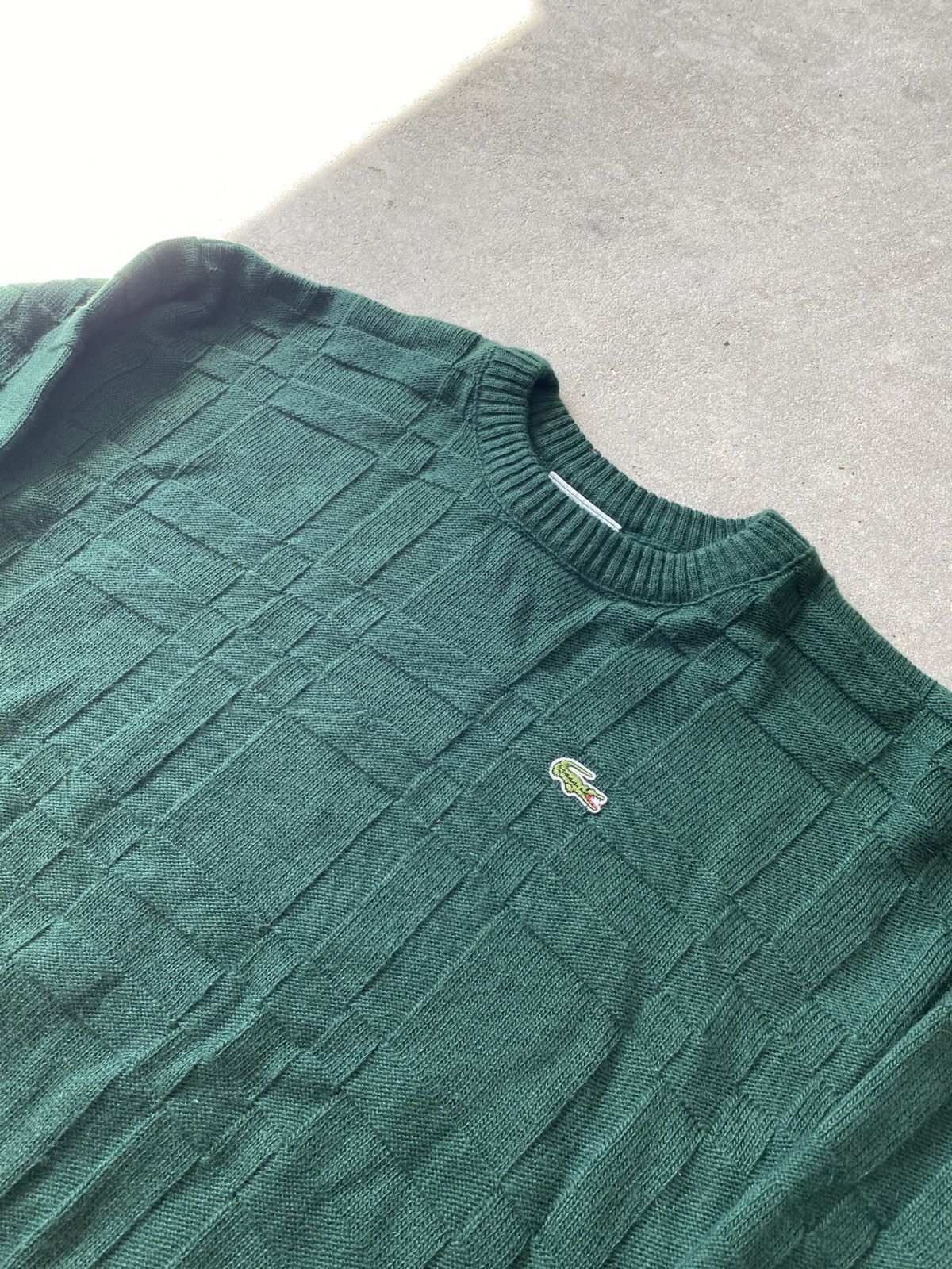 Lacoste Vintage Lacoste Knit Wool Sweater Size US L / EU 52-54 / 3 - 15 Thumbnail