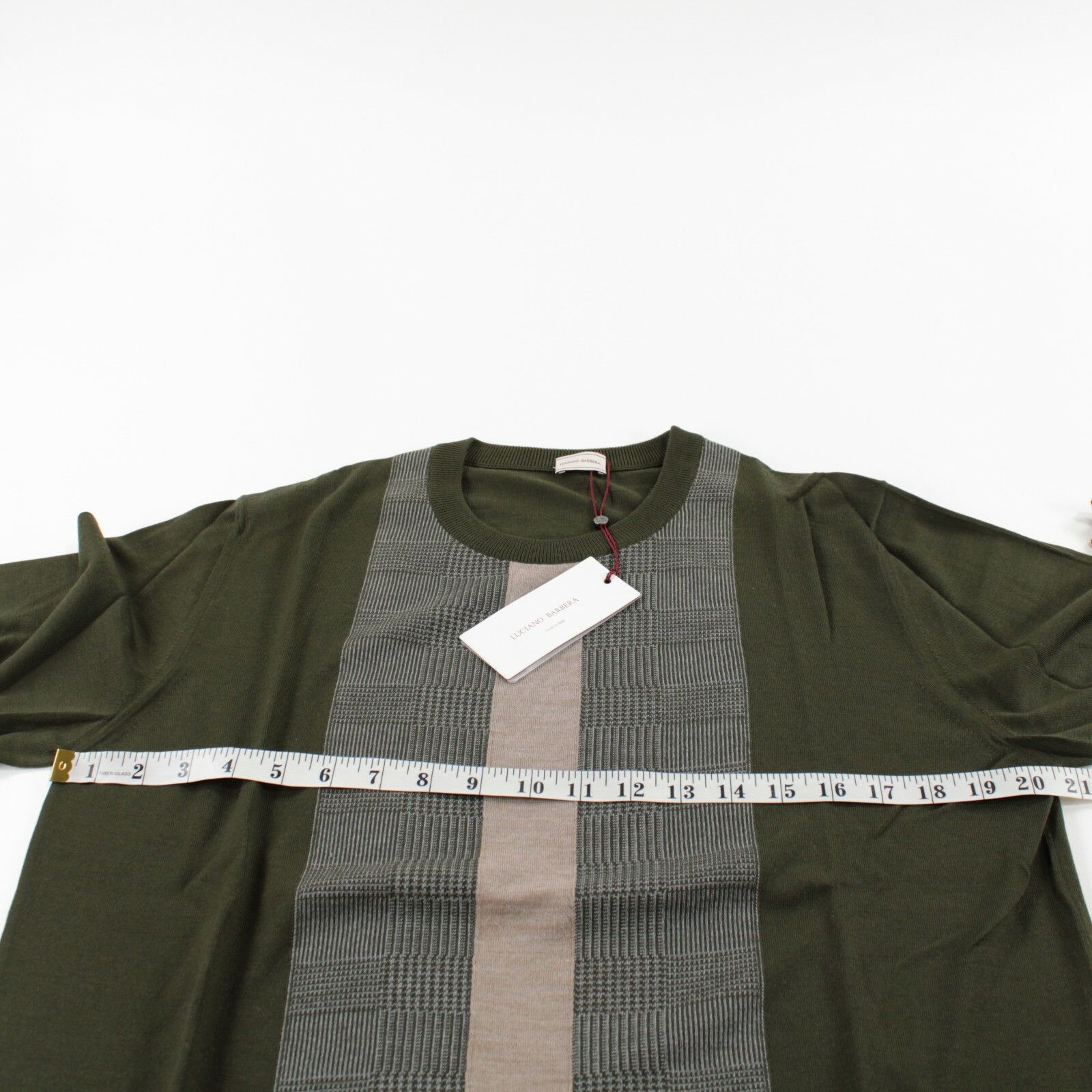 Luciano Barbera Luciano Barbera Sweater Size US L in Green Size US L / EU 52-54 / 3 - 4 Thumbnail