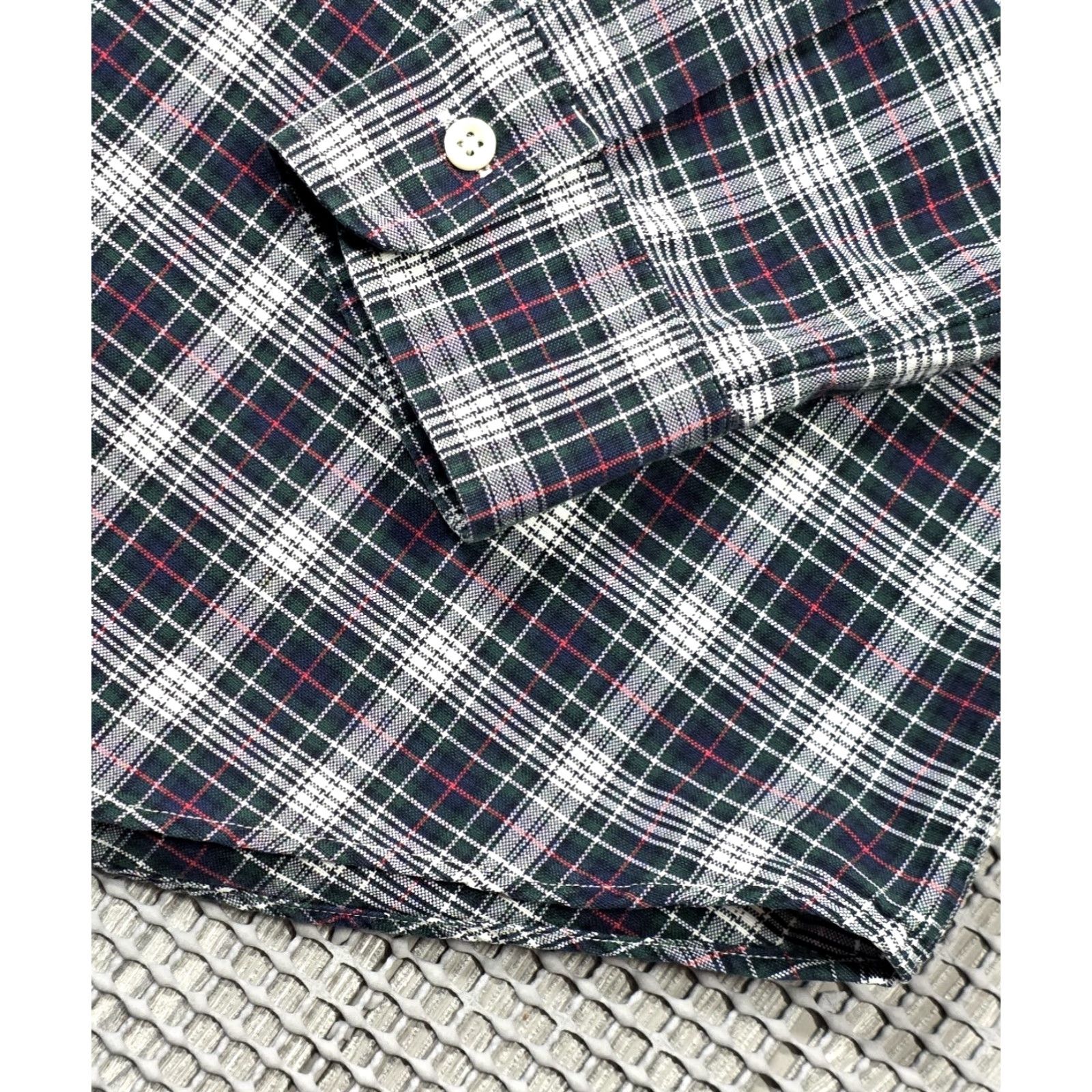Polo Ralph Lauren Polo Ralph Lauren Button-Up Shirt M Multicolor Plaid Long Sleeve Oxfor d Oxford Iconic OCBD Size US M / EU 48-50 / 2 - 6 Thumbnail