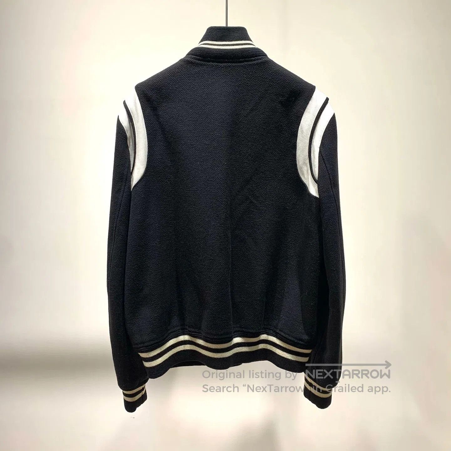 Saint Laurent Paris Saint Laurent Striped Baseball Jacket. Size US M / EU 48-50 / 2 - 3 Thumbnail