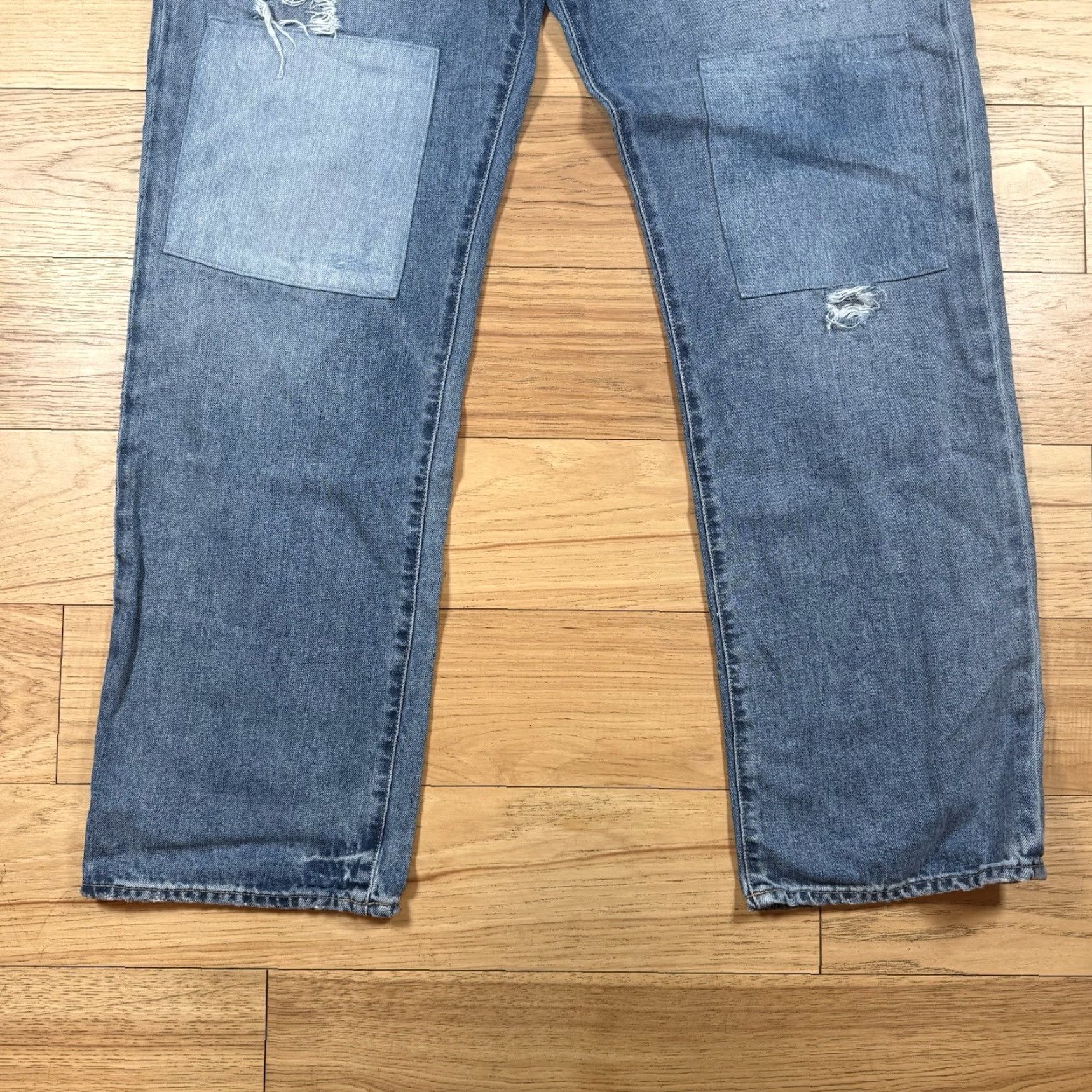 Polo Ralph Lauren Polo Ralph Lauren Jeans Patchwork Blue Men 34x31 Relaxed Straight Button Fly Pink? Size US S / EU 44-46 / 1 - 2 Thumbnail