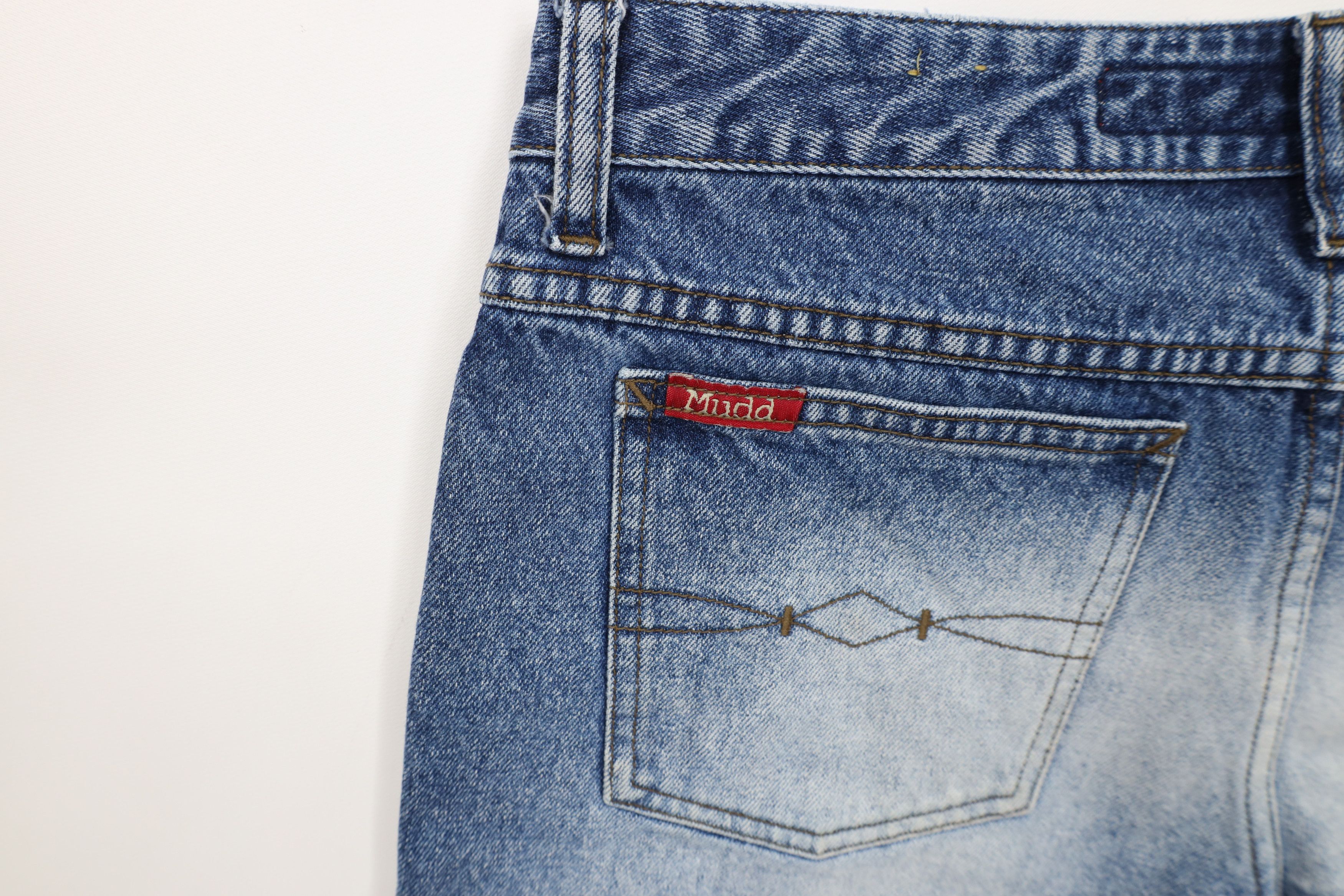 Vintage Vintage 90s Y2K Mudd Babydoll Denim Jean Shorts Jorts Blue Size 32" / US 10 / IT 46 - 14 Thumbnail