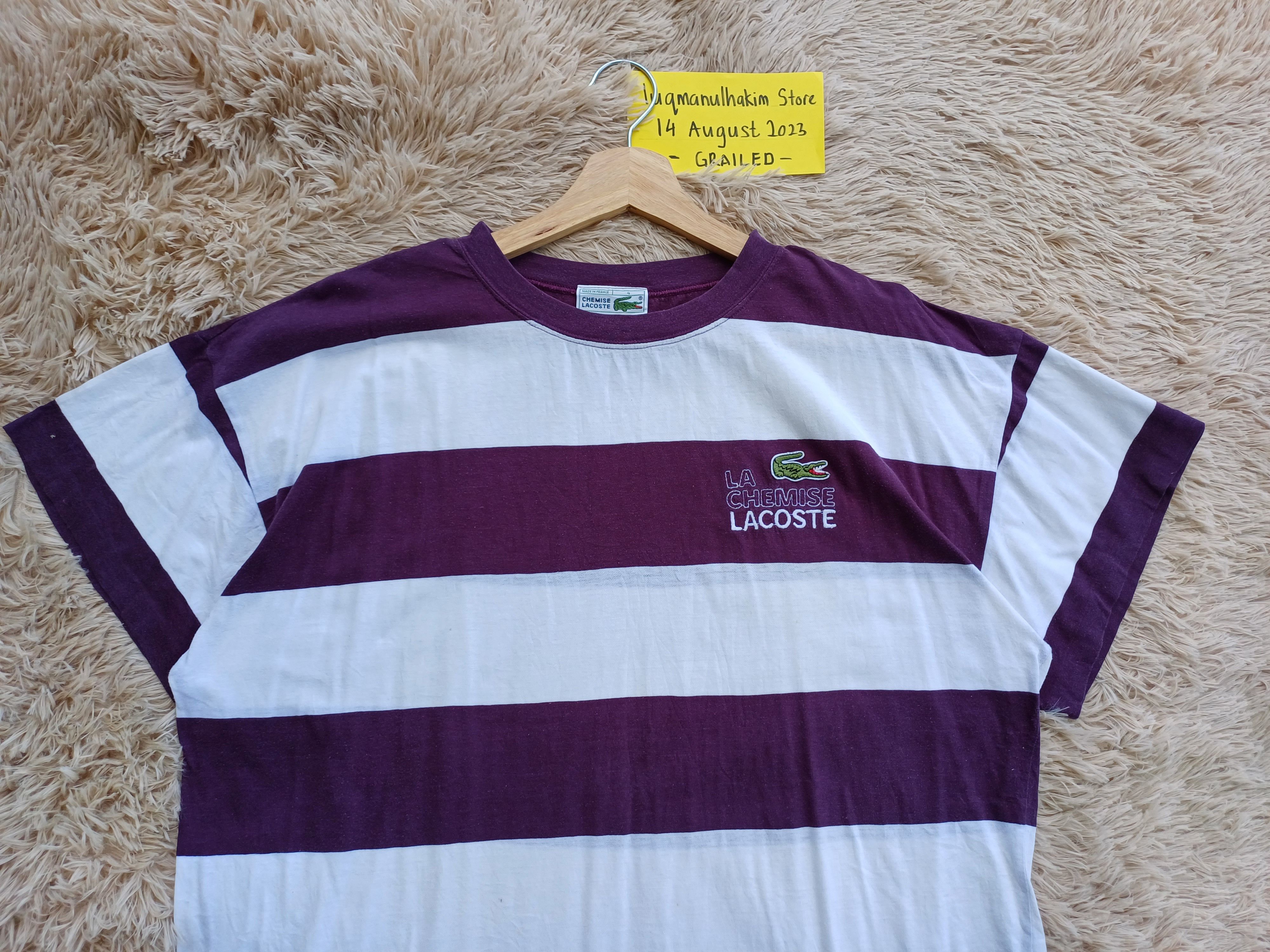 Lacoste Vintage LACOSTE Stripes TShirt Size US M / EU 48-50 / 2 - 5 Thumbnail