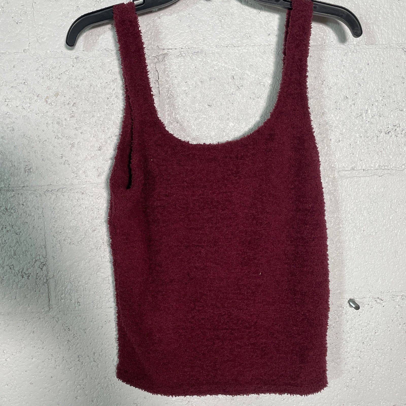 Steve Madden Steve Madden Scoop-Neck Chenille Sleep Tank Top wine medium Size M / US 6-8 / IT 42-44 - 2 Thumbnail