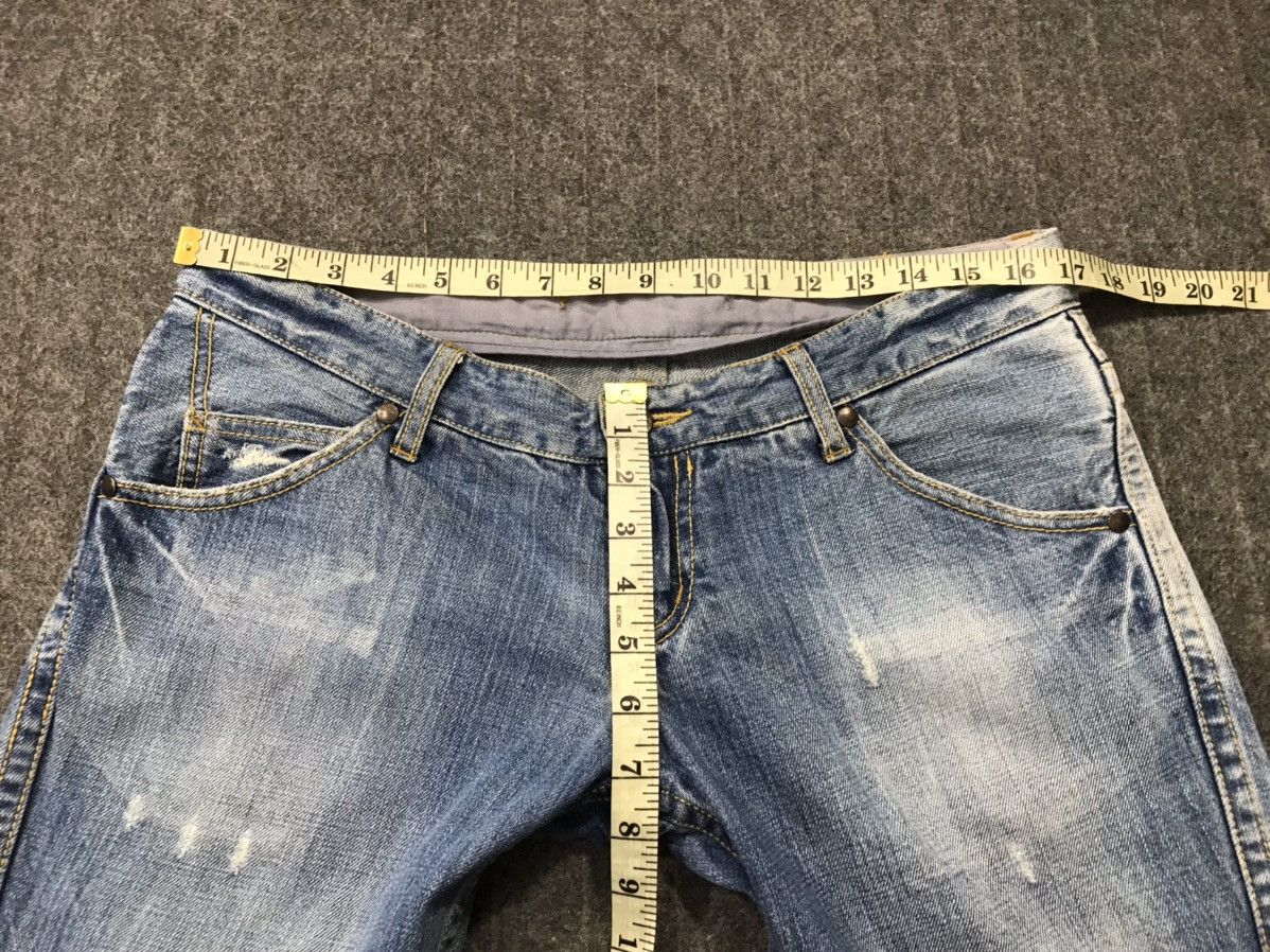 Japanese Brand Vintage Purple & Yellow Distressed Short Pants Zipper Style Size 34" / US 12 / IT 48 - 15 Thumbnail