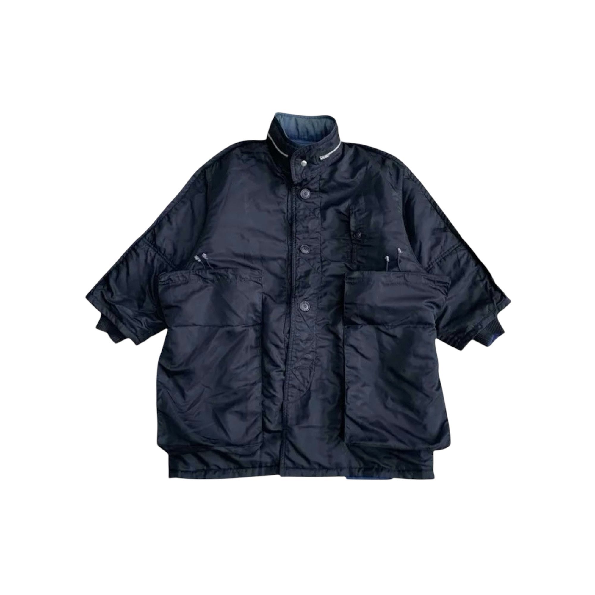 Issey Miyake Vintage 80s Issey Miyake Big Patch Pocket Reversible Jacket Size US XL / EU 56 / 4 - 6 Thumbnail