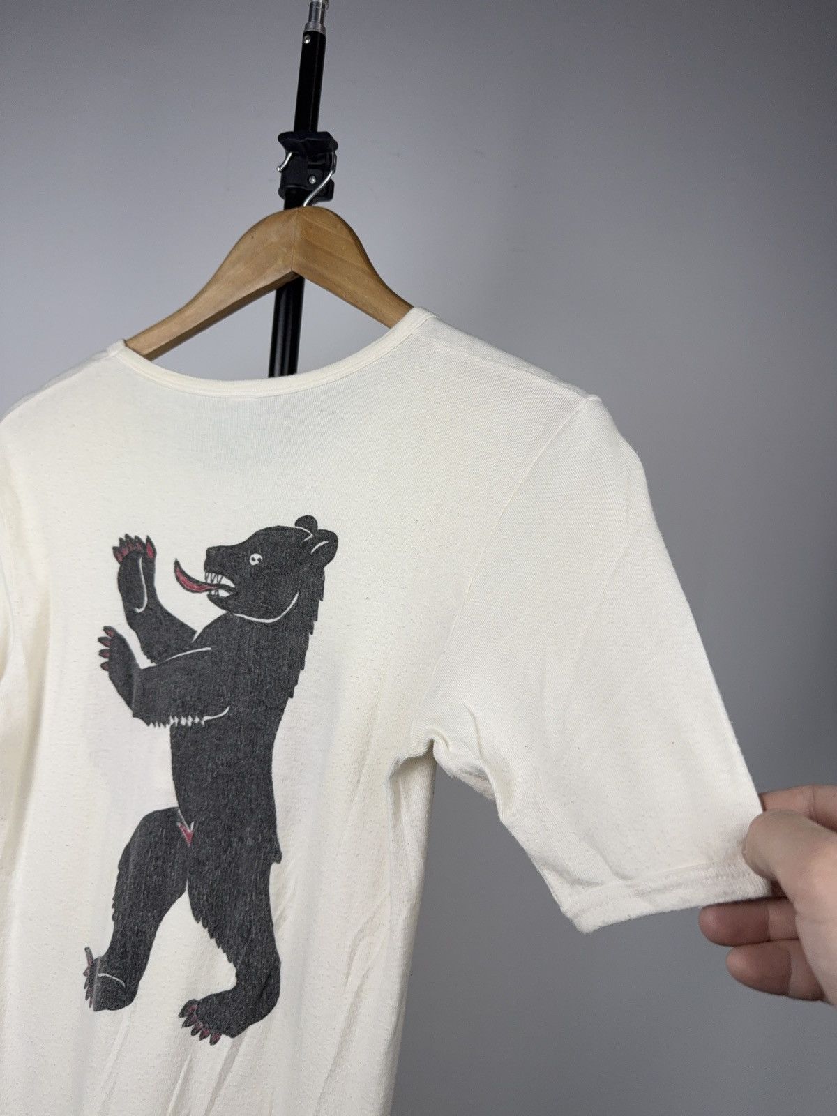 Vintage Retro 80s Vintage Bear Graphic Rare T-Shirt Single Stitch Size US M / EU 48-50 / 2 - 19 Thumbnail