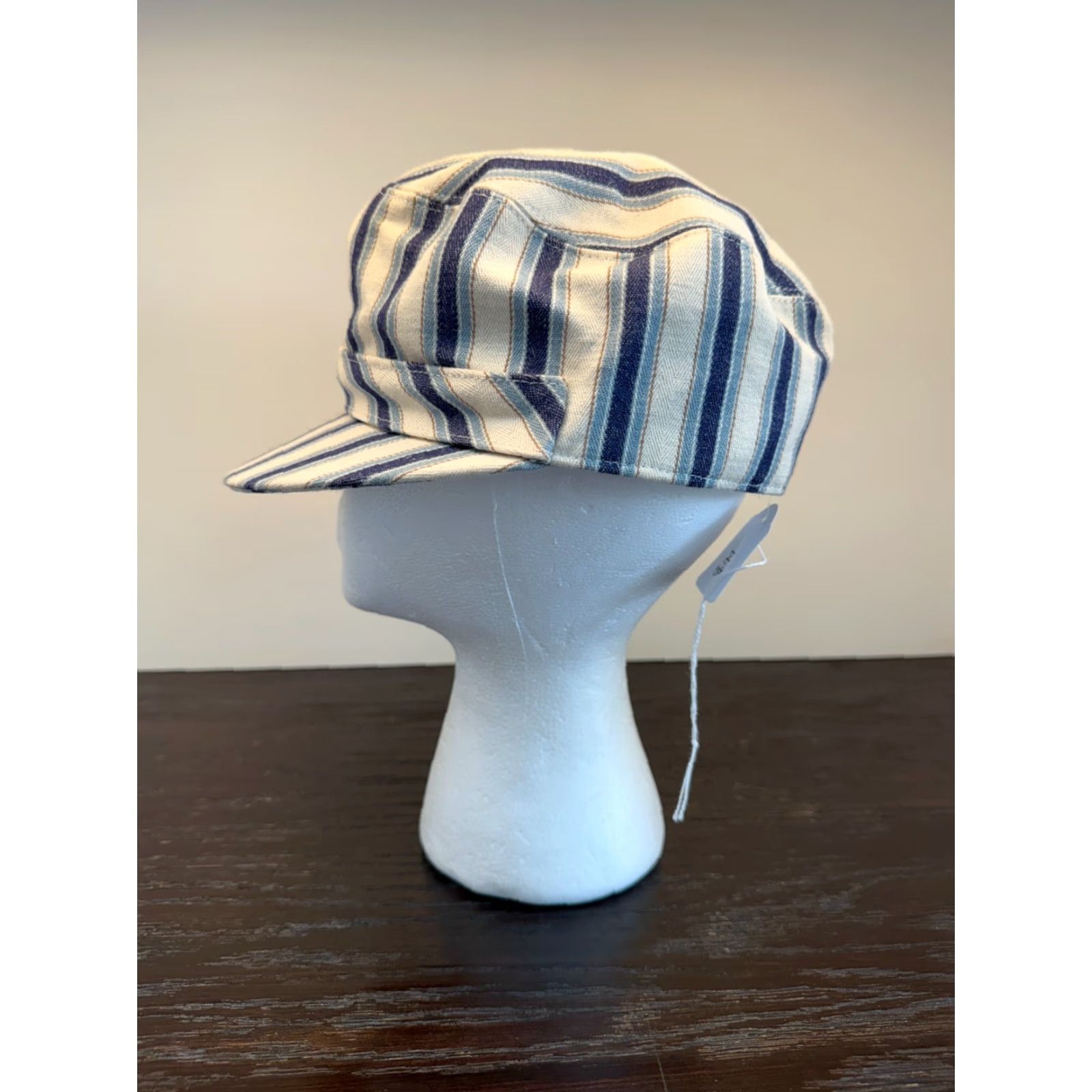 Vintage Anthony Peto Hat Mens Small Legionnaire Regency Navy Twill Cap - Made in France Size ONE SIZE - 5 Thumbnail