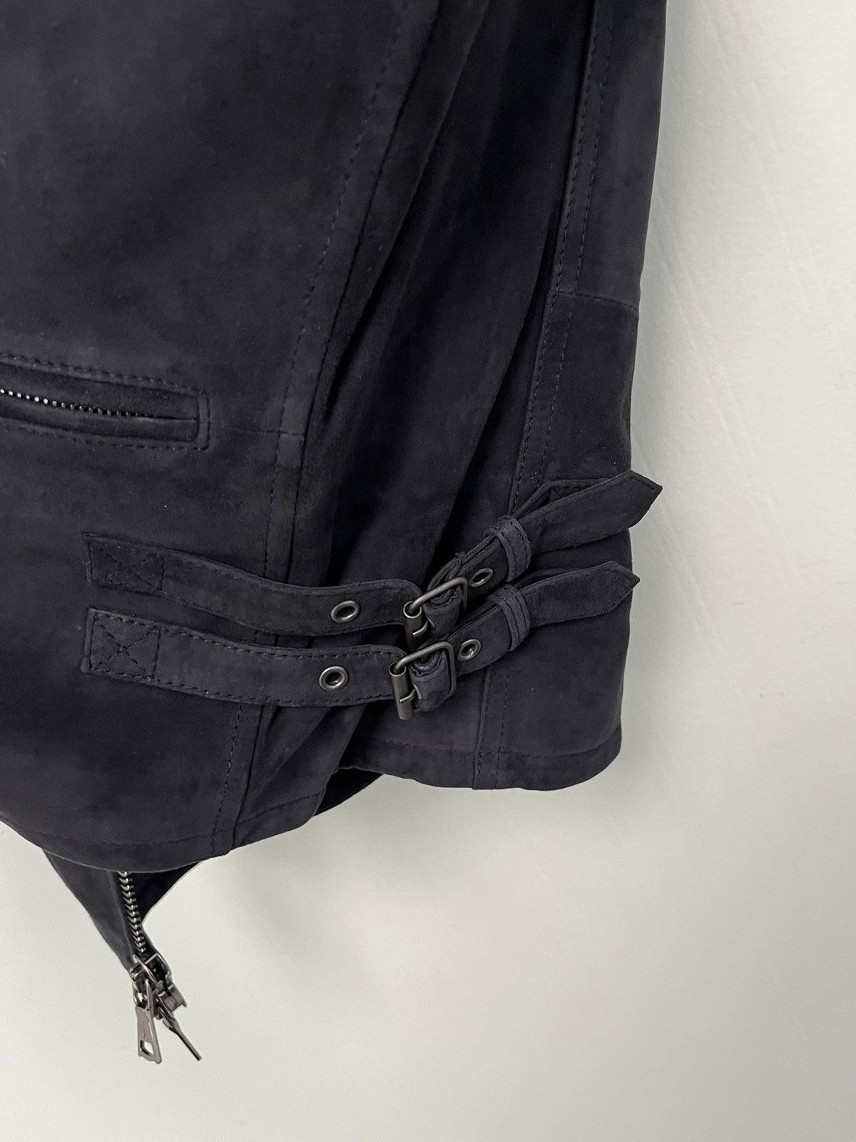 John Varvatos Goat suede Biker Moto vest. 48 Size US M / EU 48-50 / 2 - 6 Thumbnail