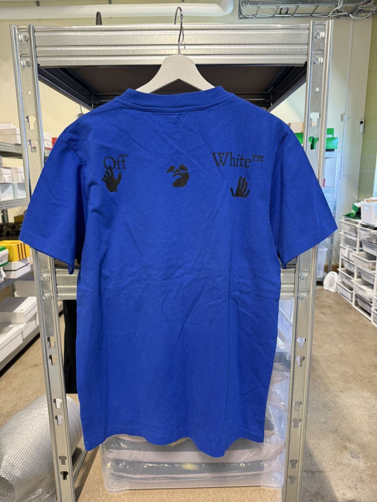 Off-White Off-White Logo T-Shirt NEW 500$ Size US M / EU 48-50 / 2 - 2 Thumbnail