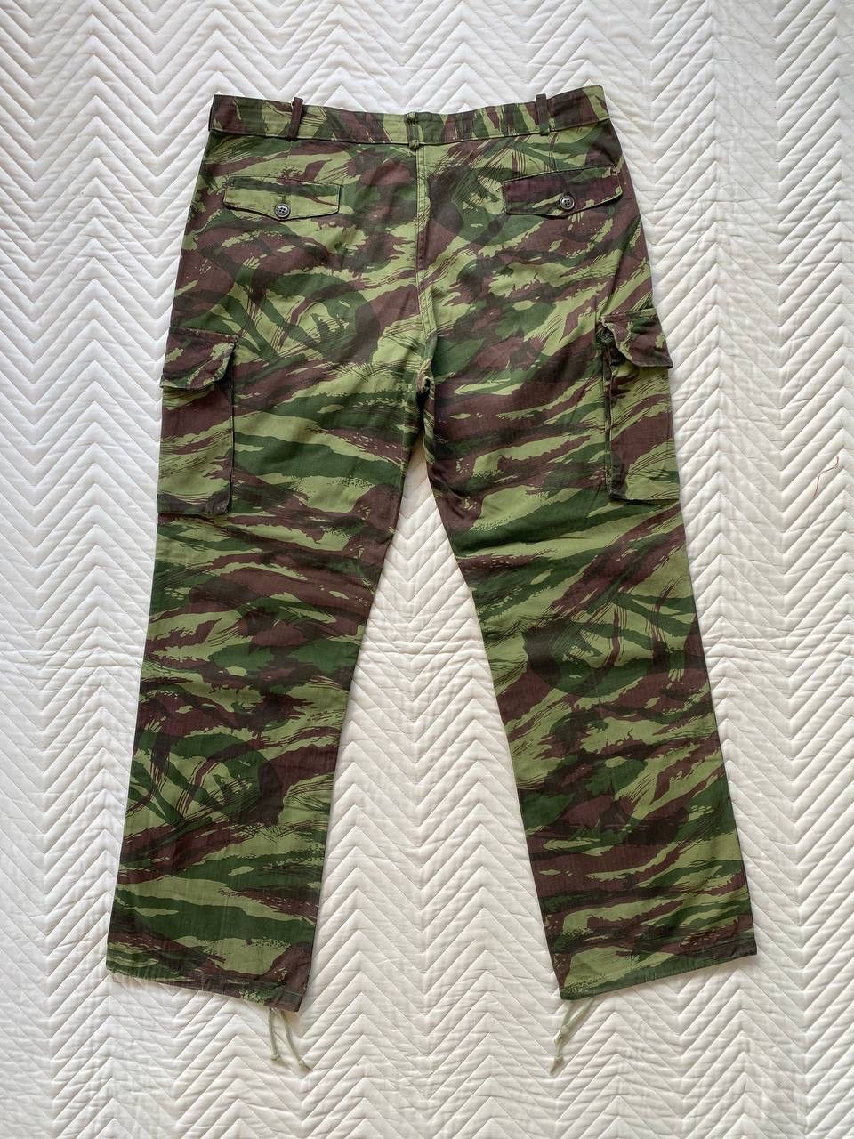 Vintage Issue Vintage 90s Greek Army Pantolan HBT Lizard Camo Pant Size US 37 - 2 Thumbnail