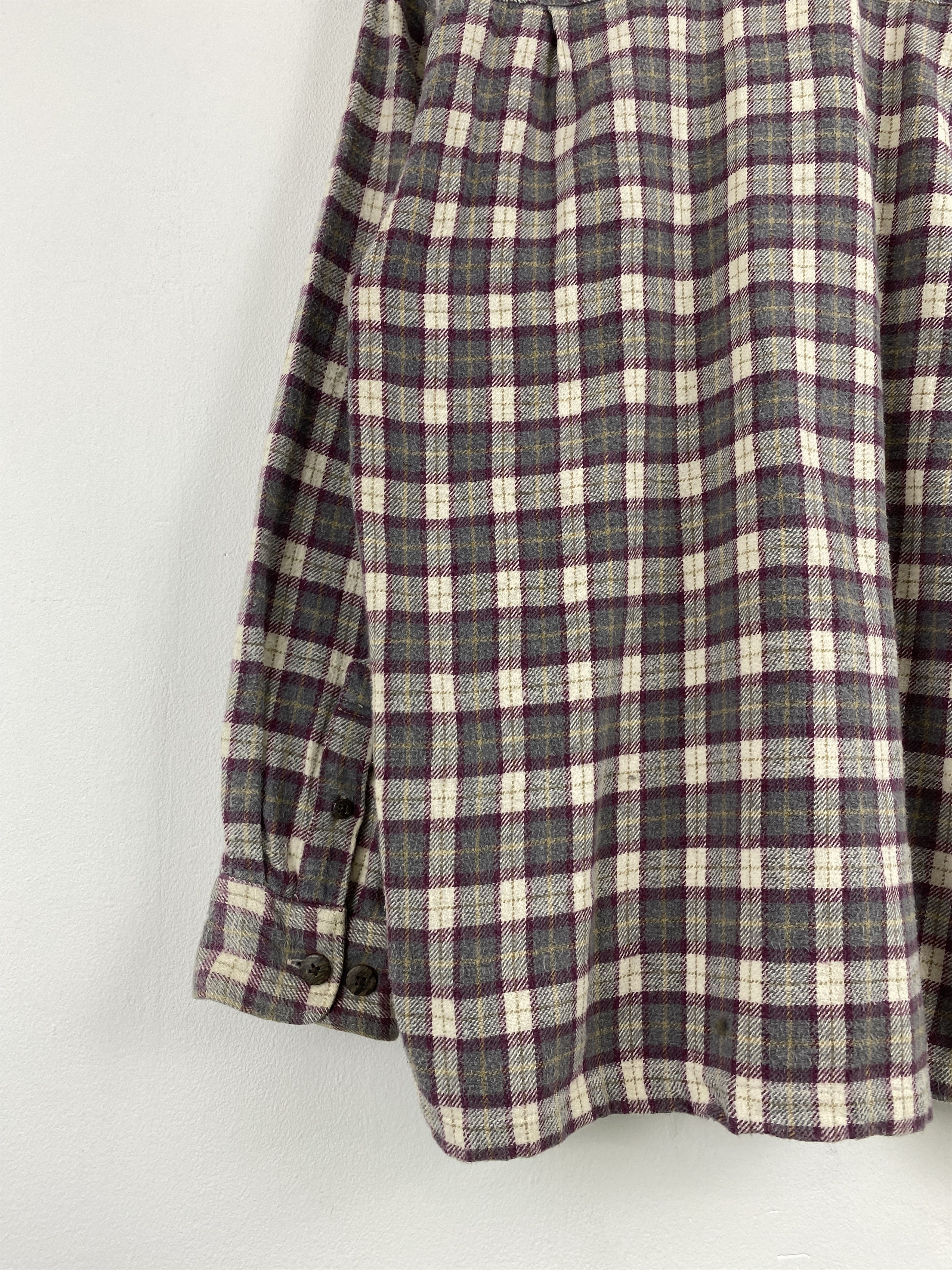 Uniqlo Vintage 90s Uniqlo Button Ups Plaid Flannel Shirt JA0132 Size US M / EU 48-50 / 2 - 10 Thumbnail