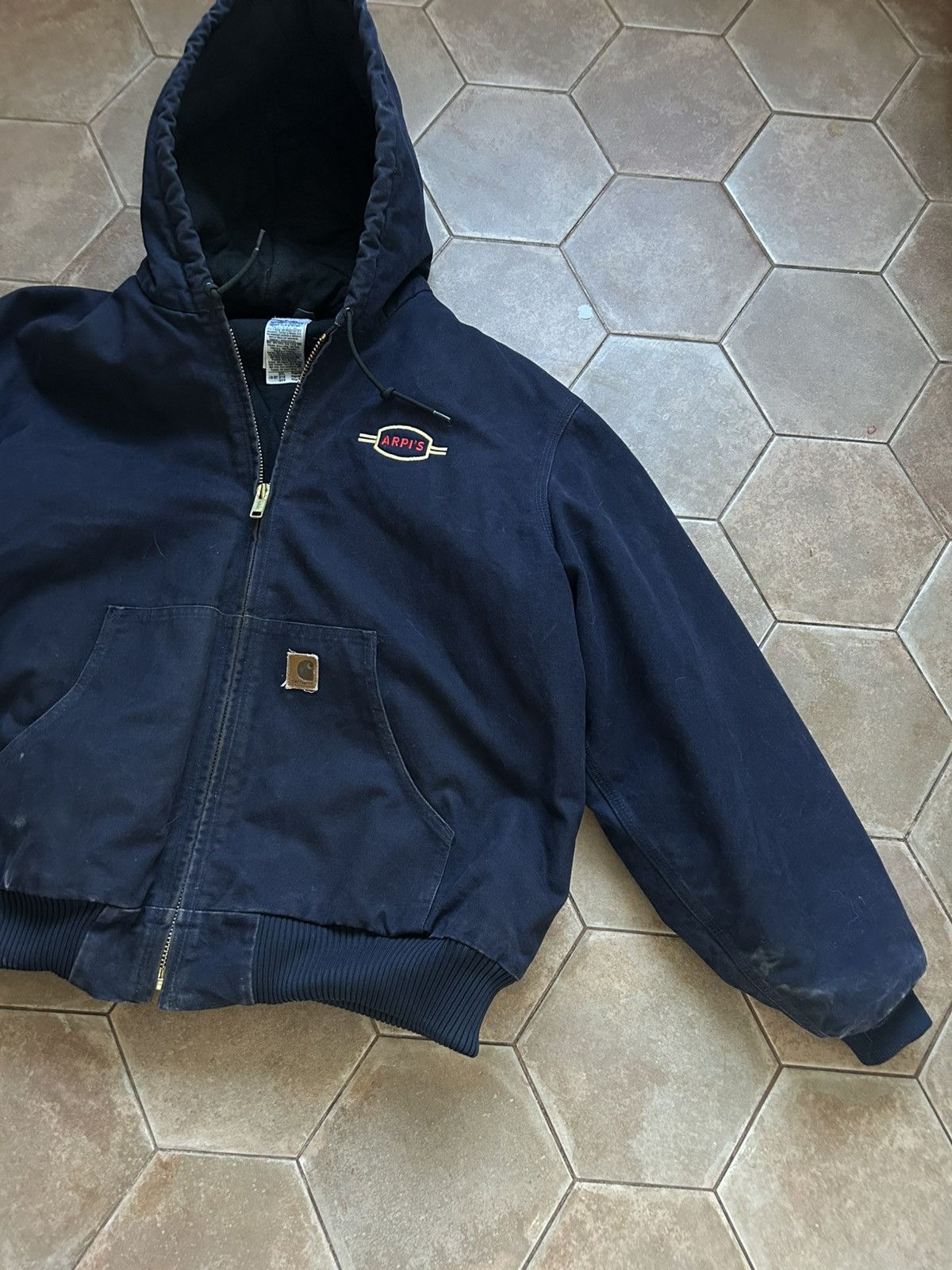 Carhartt Carhartt USA vintage hooded jacket MDT oversized Size US XXL / EU 58 / 5 - 3 Thumbnail