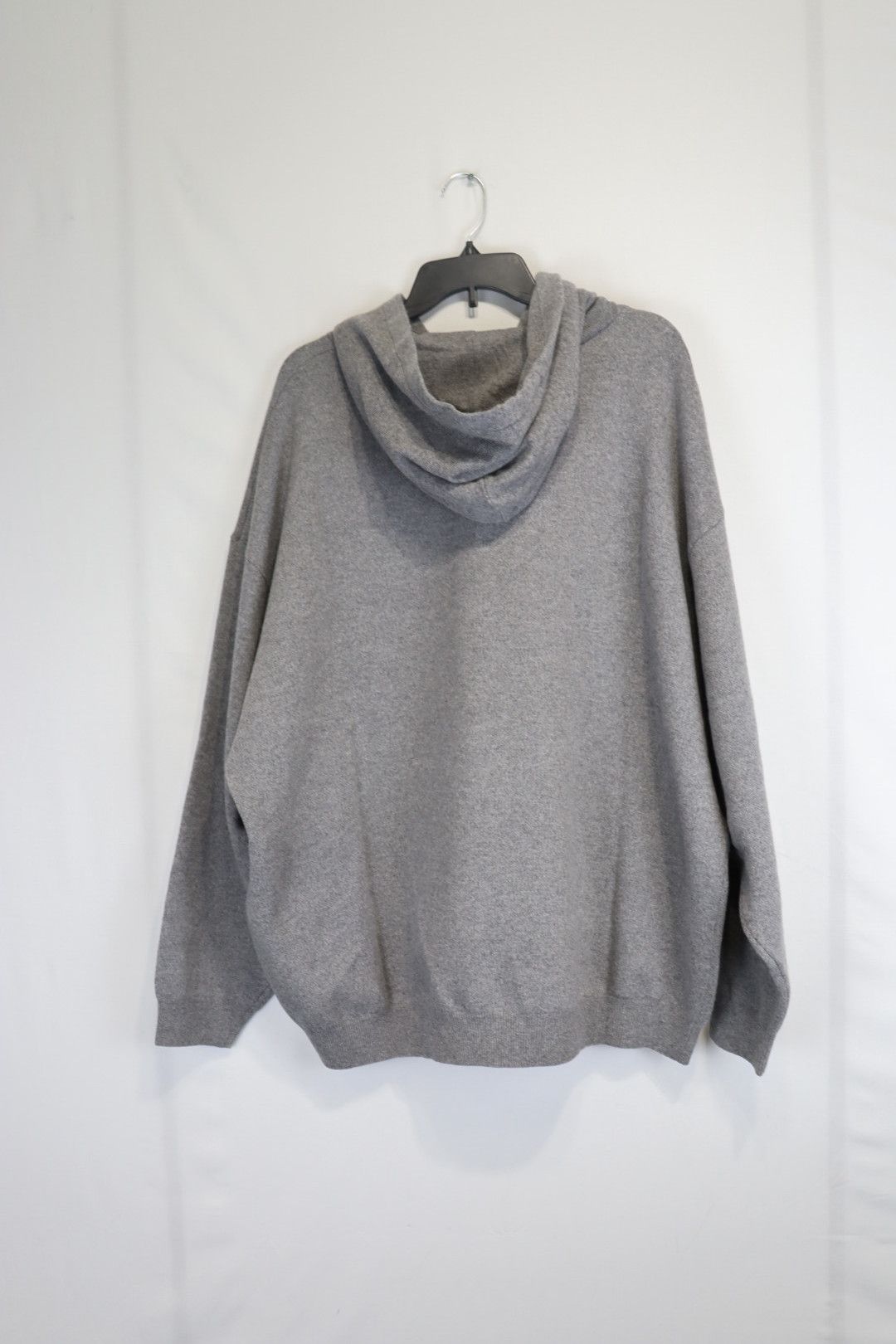 Balenciaga o1rshd1 Cashmere Hoodie in Grey Size US XL / EU 56 / 4 - 10 Thumbnail