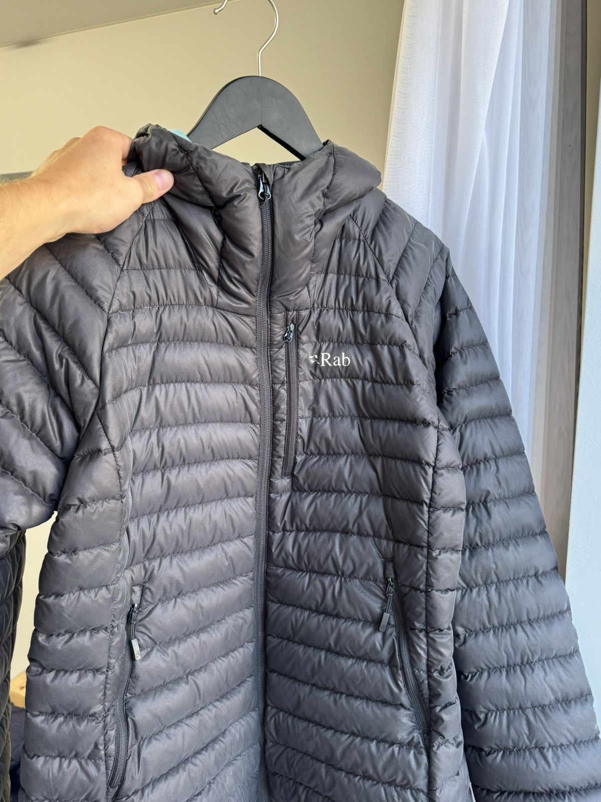 Rab Ladies Rab Microlight Alpine Jacket Down Filled Coat Size L / US 10 / IT 46 - 15 Thumbnail