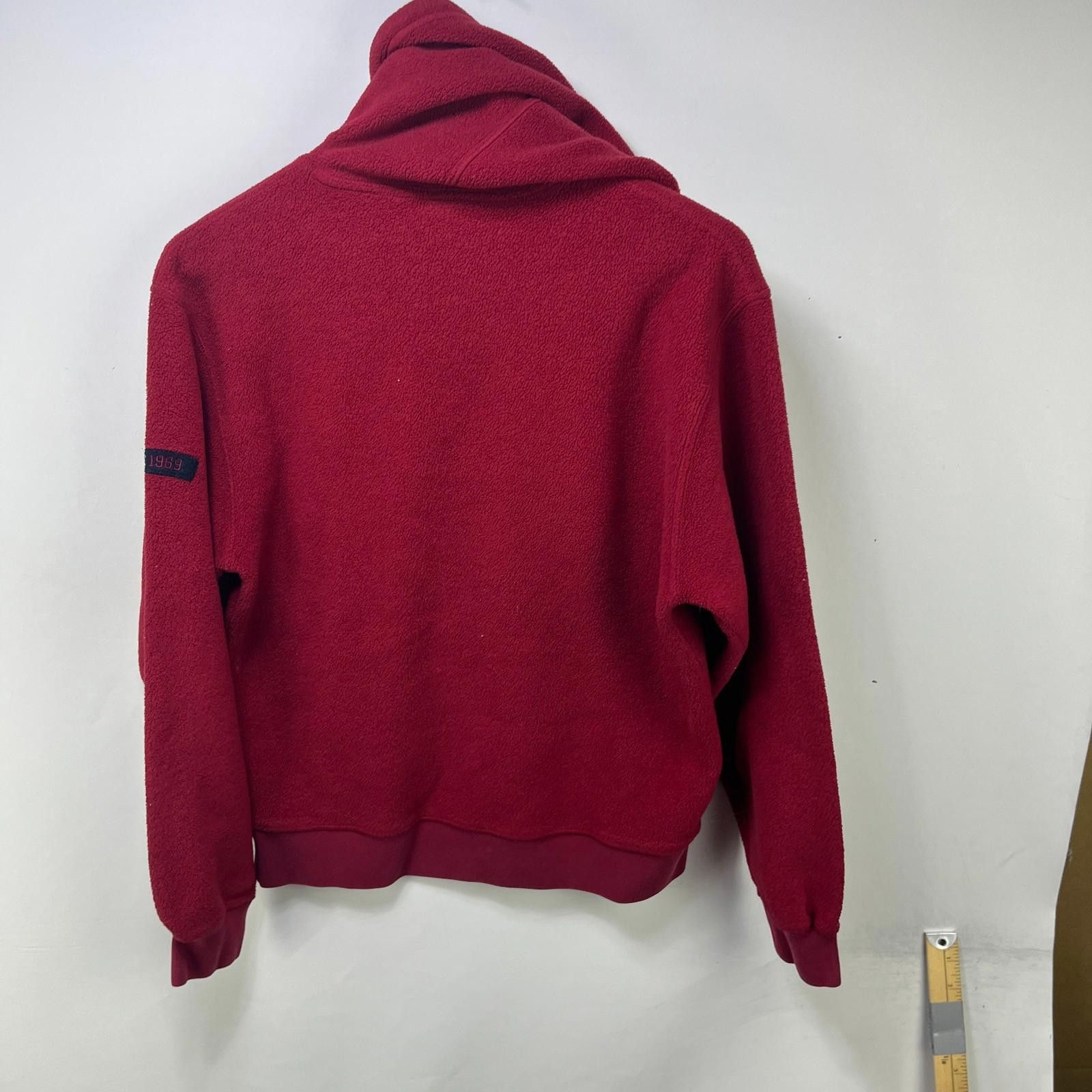 Gap Vintage 90s Gap Fleece Hoodie Small Red Y2K Size US S / EU 44-46 / 1 - 7 Thumbnail