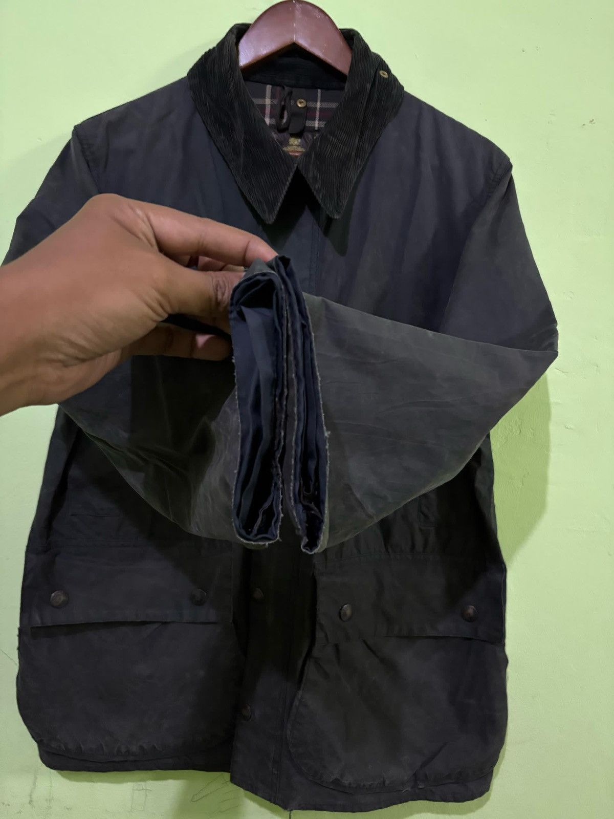 Barbour VTG90 Barbour Windbreaker Jacket Barbour Tartan Design Size US M / EU 48-50 / 2 - 4 Thumbnail