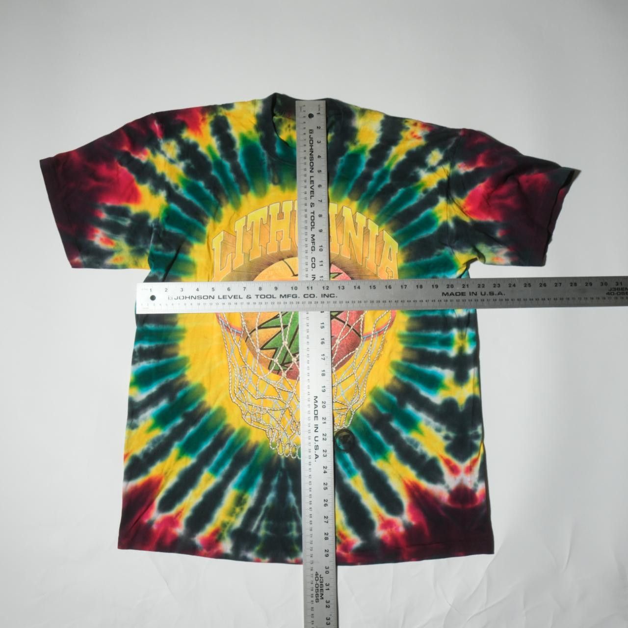 Grateful Dead Vintage Grateful Dead 1990 Lithuania Basketball Team T-Shirt Size US XL / EU 56 / 4 - 2 Thumbnail