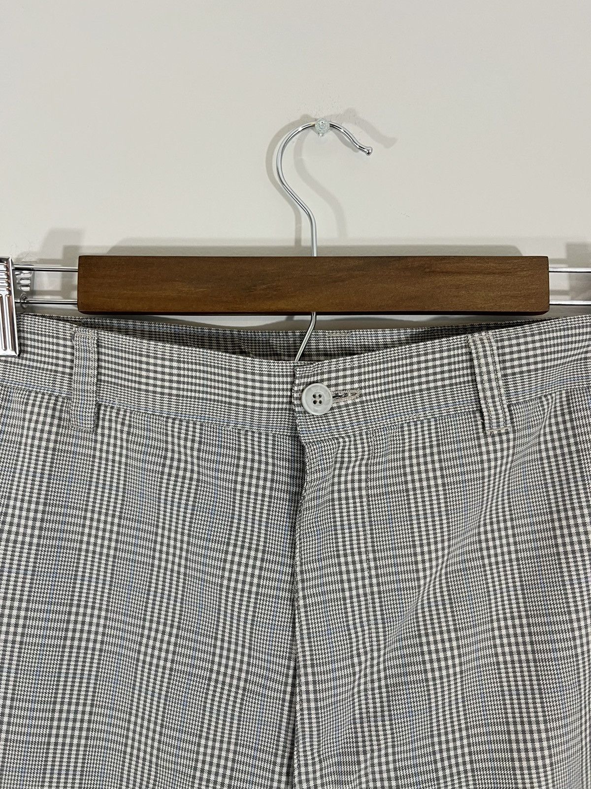 Vintage Check Plaid Pattern Y2K 2000s Skate Shorts Size US 36 / EU 52 - 3 Thumbnail