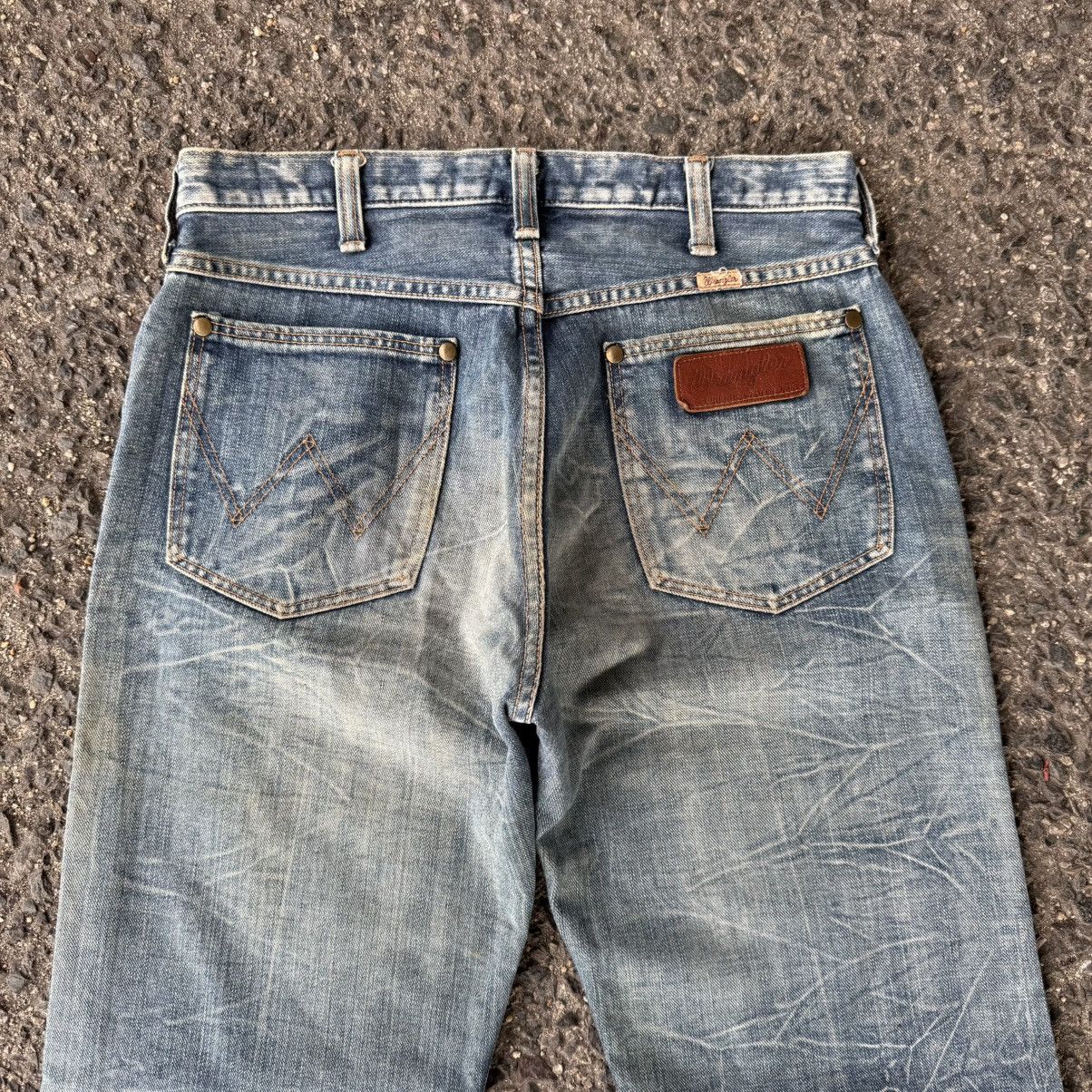 Jean VINTAGE WRANGLER STRAIGHT FADED RUSTY JEAN DENIM PANTS Size US 31 - 11 Thumbnail