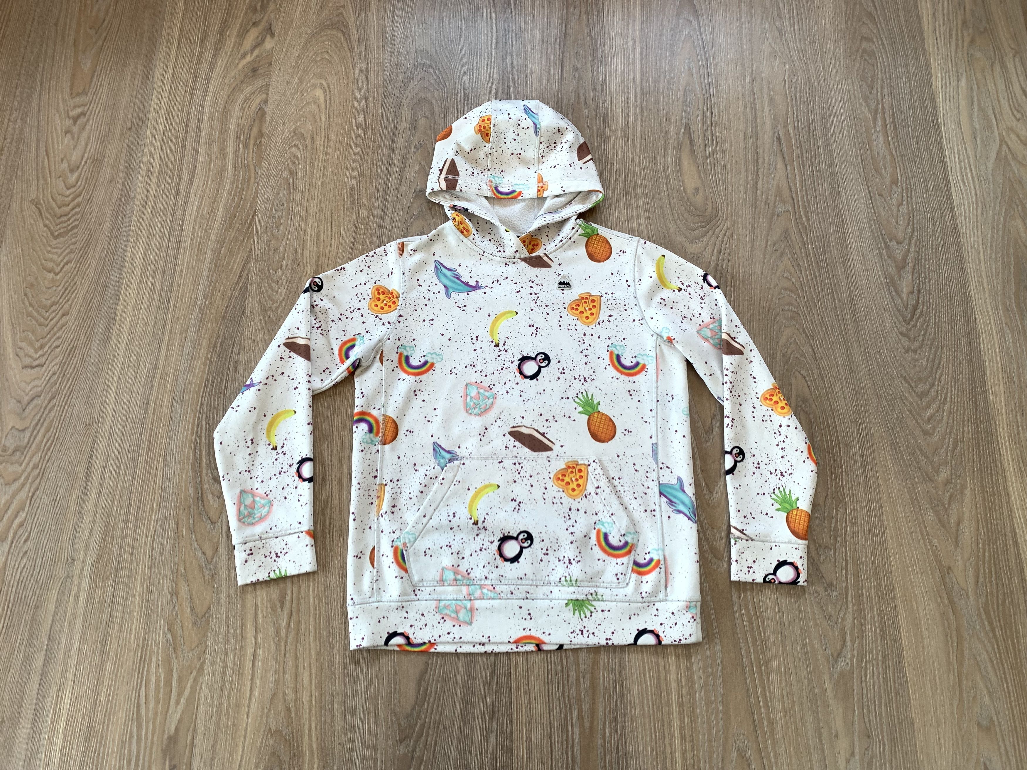 Burton Youth Burton Phantom Fleece Hoodie Oak Girls Pullover Size XXS / US 00 / IT 34 - 12 Thumbnail