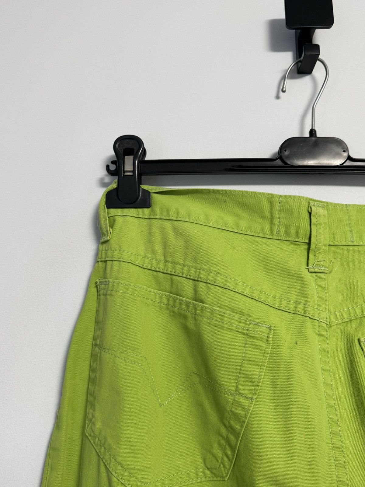 Versace Jeans Couture Versace Jeans Couture Neon Green Jeans Size 31" - 6 Thumbnail