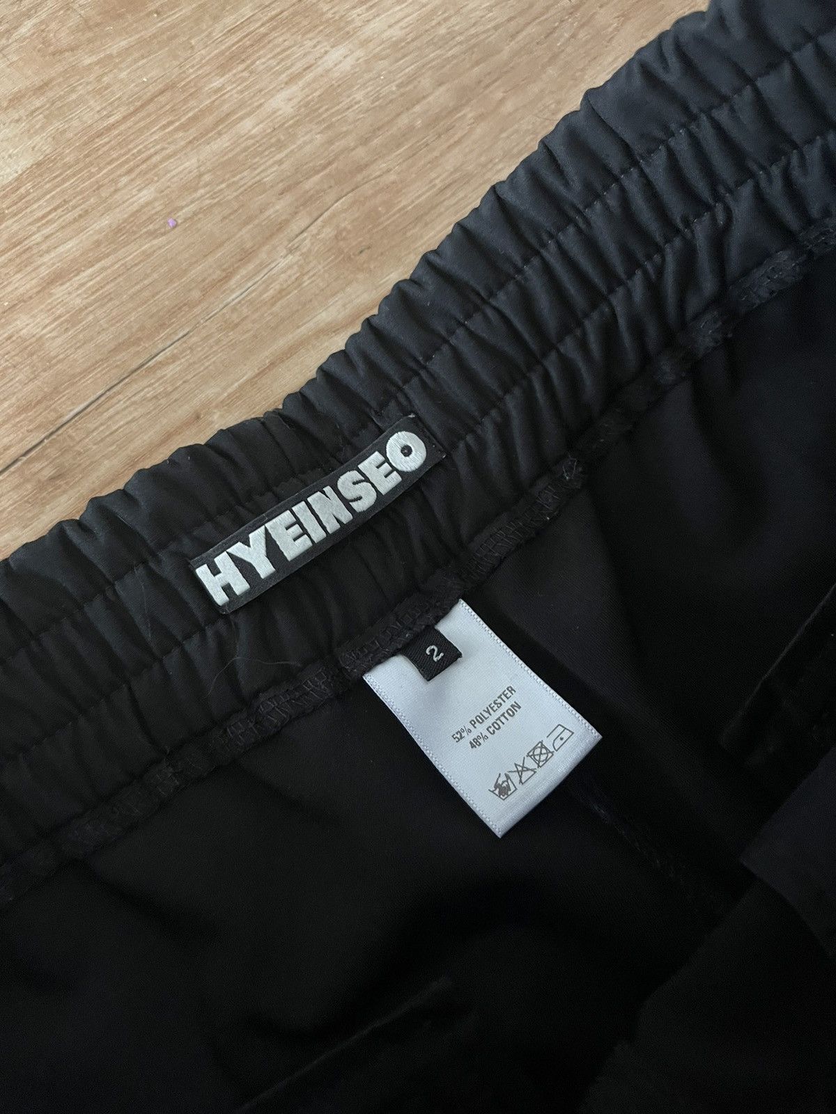Hyein Seo Hyein Seo Wide Leg Black Japanese Pants Size US 31 - 3 Thumbnail