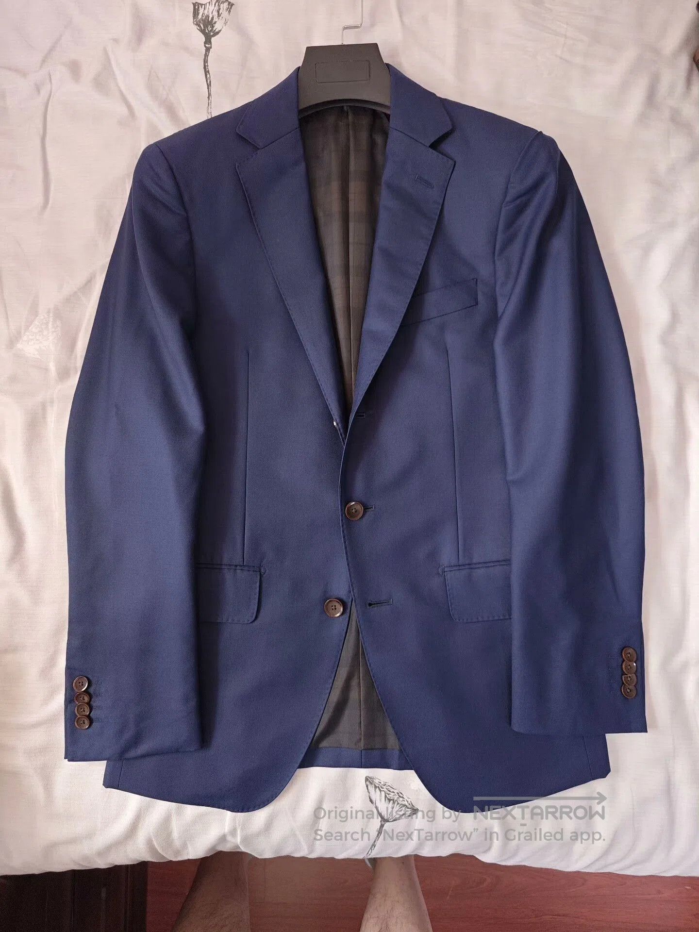 Japanese Brand Bower Roebuck Wool Blend Suit Jacket. Size US M / EU 48-50 / 2 - 5 Thumbnail