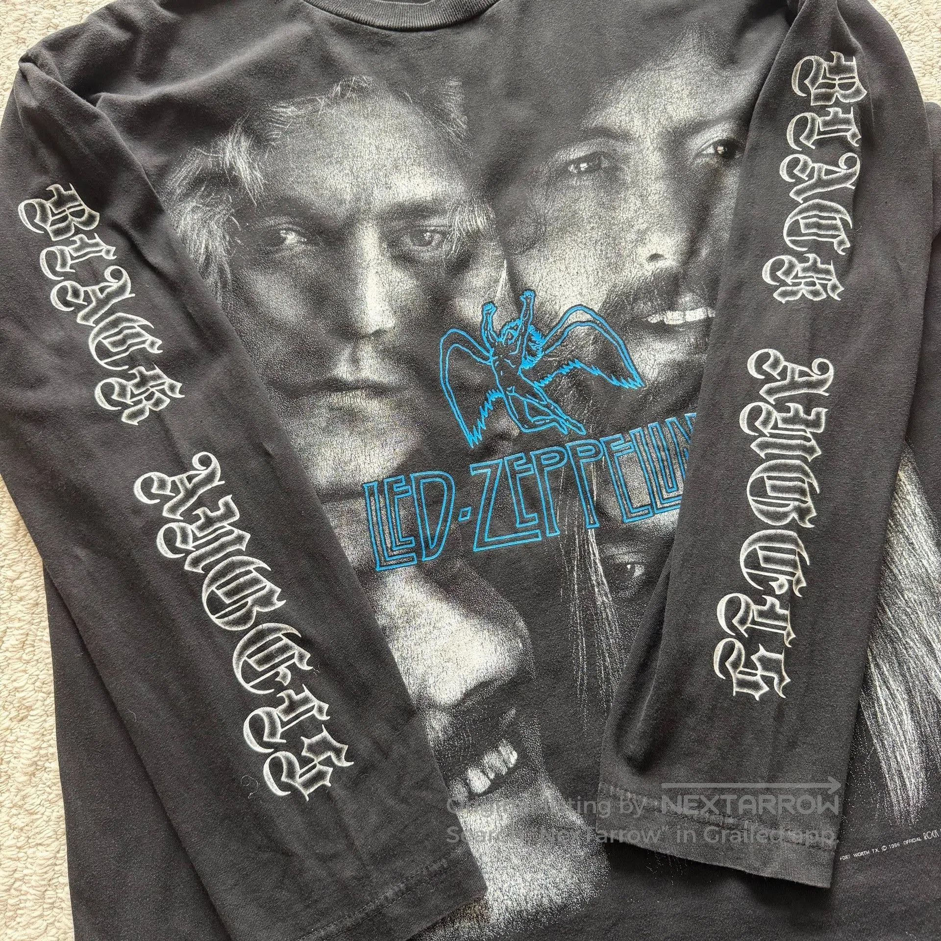 Vintage Vintage 90s Led Zeppelin Longsleeve Bootleg. Size US M / EU 48-50 / 2 - 4 Thumbnail