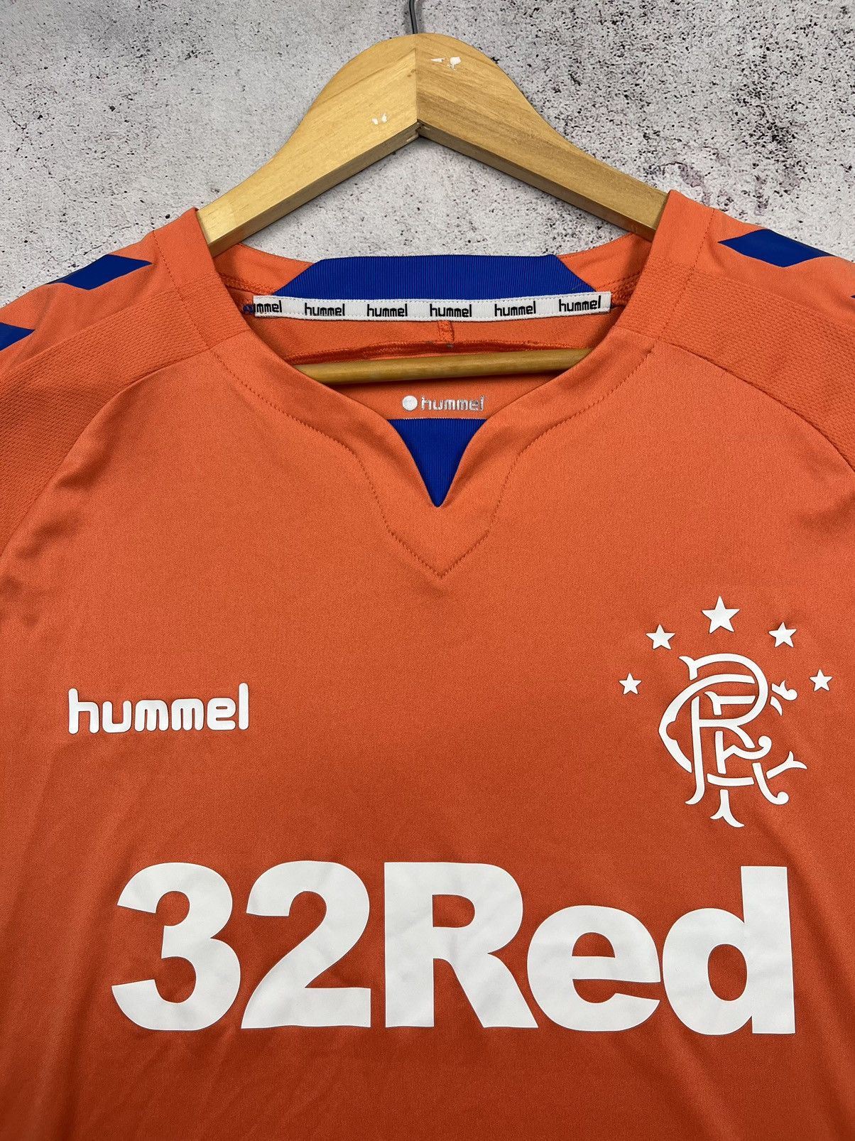 Hummel Hummel Glasgow Rangers 3rd 2018/2019 Soccer Jersey Football Size US L / EU 52-54 / 3 - 2 Thumbnail