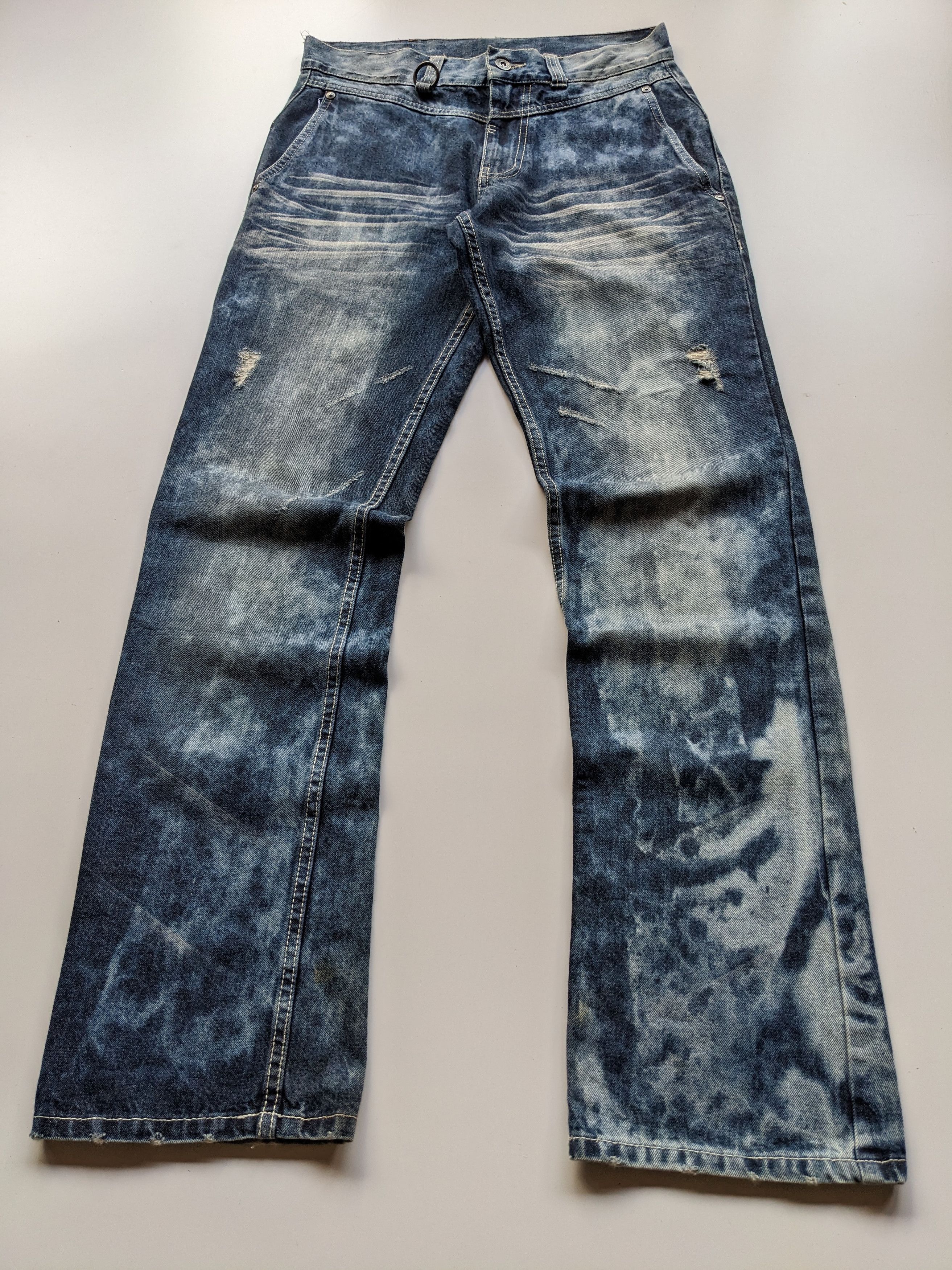 If Six Was Nine × Japanese Brand × Jean Anti Label acid wash faded jeans Size US 31 - 1 Thumbnail