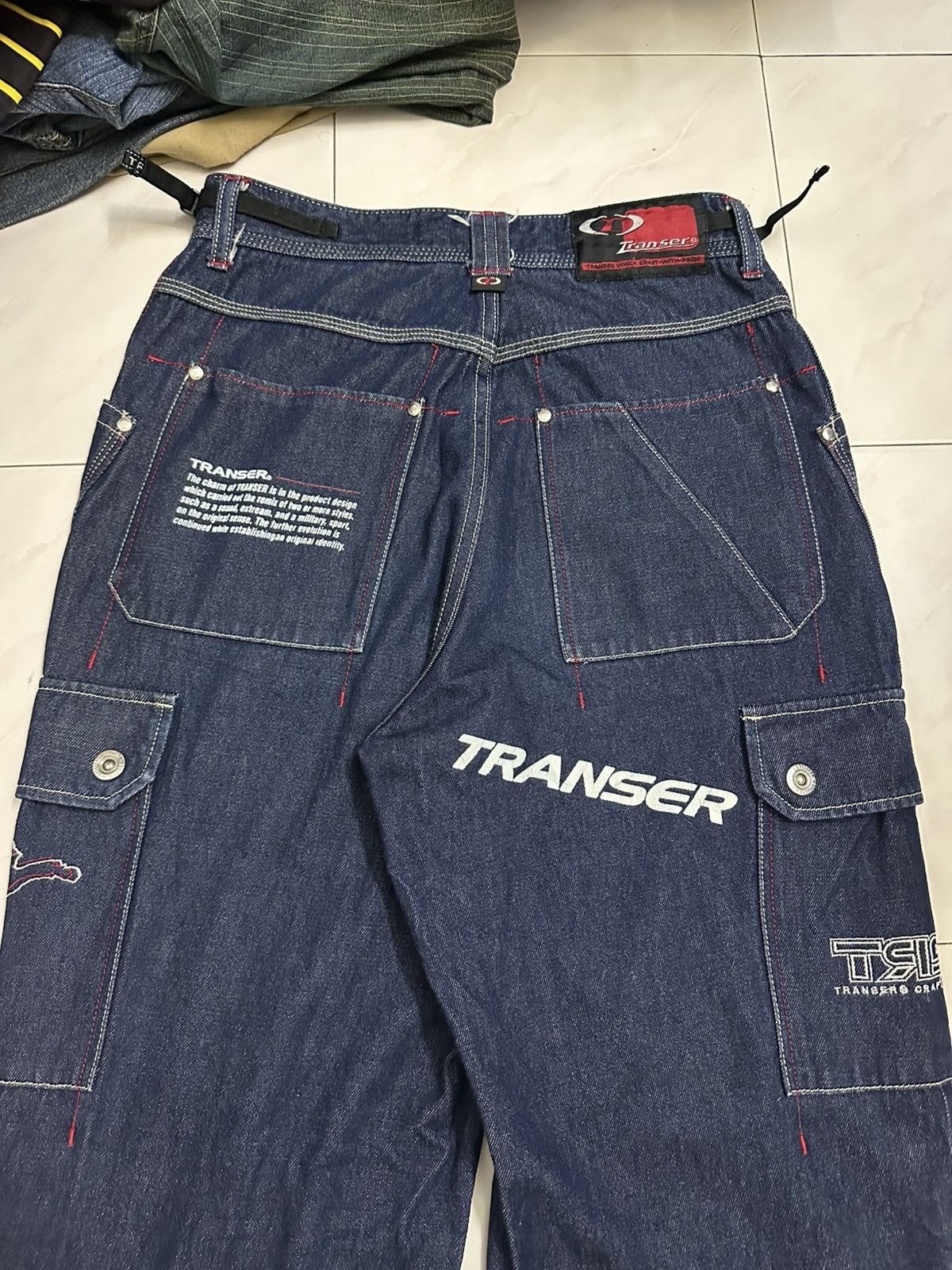 GOA 2000s Deadstock Transer Baggy Jeans Y2K Goa Jnco Lgb Style Size US 29 - 3 Thumbnail