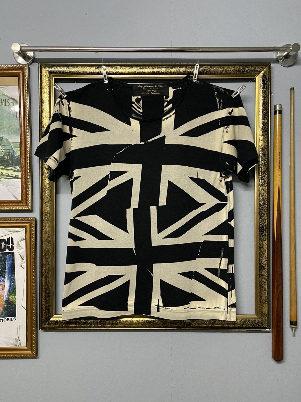 Japanese Brand Vintage 1990s Japan Rna Punk Anarchy Flag Mosquitohead Style Size US M / EU 48-50 / 2 - 1 Thumbnail