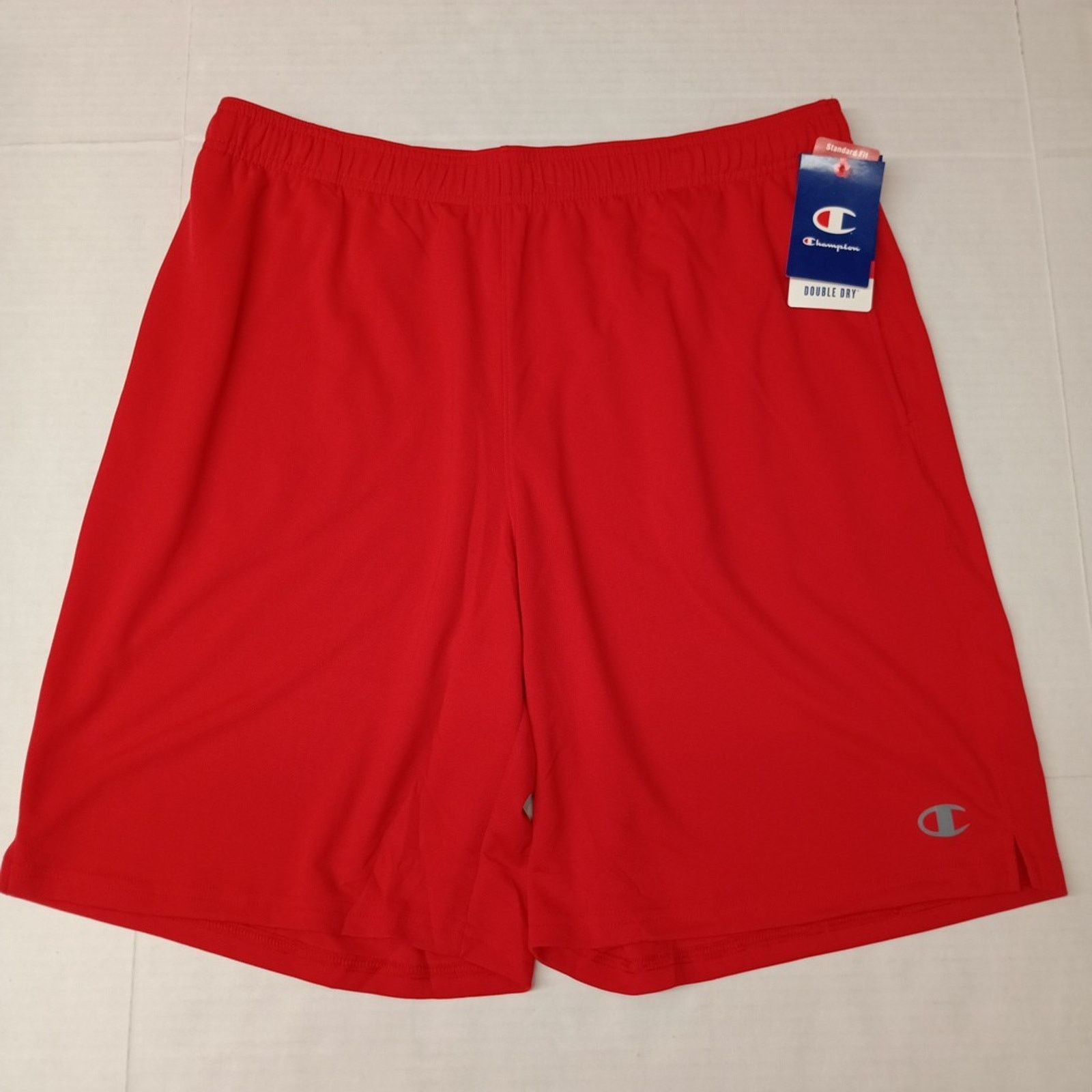 Champion Champion Double Dry 10" Training Shorts Pockets Men's XL Red Size US 36 / EU 52 - 1 Thumbnail