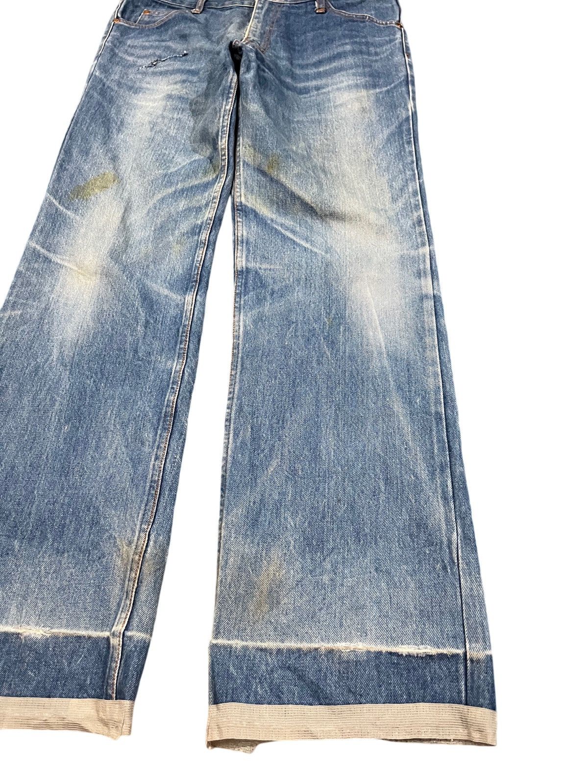 Fuck The Population × Japanese Brand × POP MAGAZINE Vintage Japanese Brand Pop Art Distressed Denim Size US 33 - 3 Thumbnail