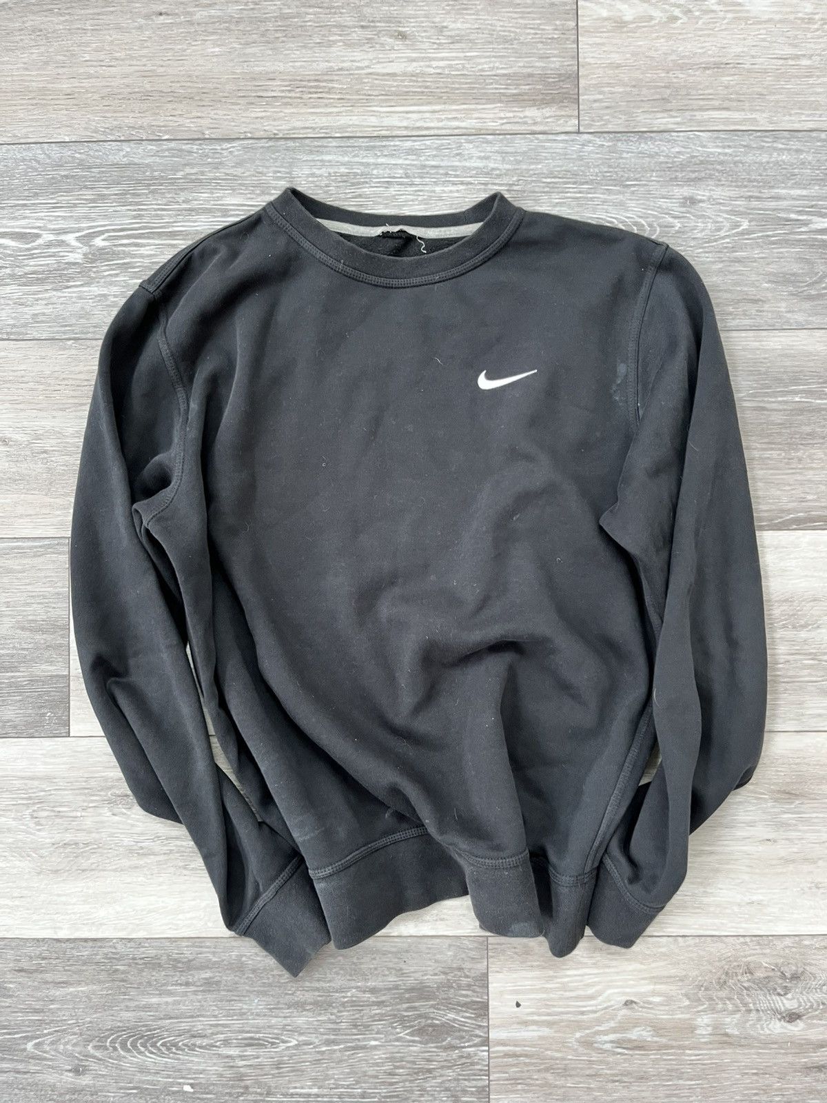 Nike Nike Solo Swoosh Fleece Crewneck Size US M / EU 48-50 / 2 - 1 Thumbnail
