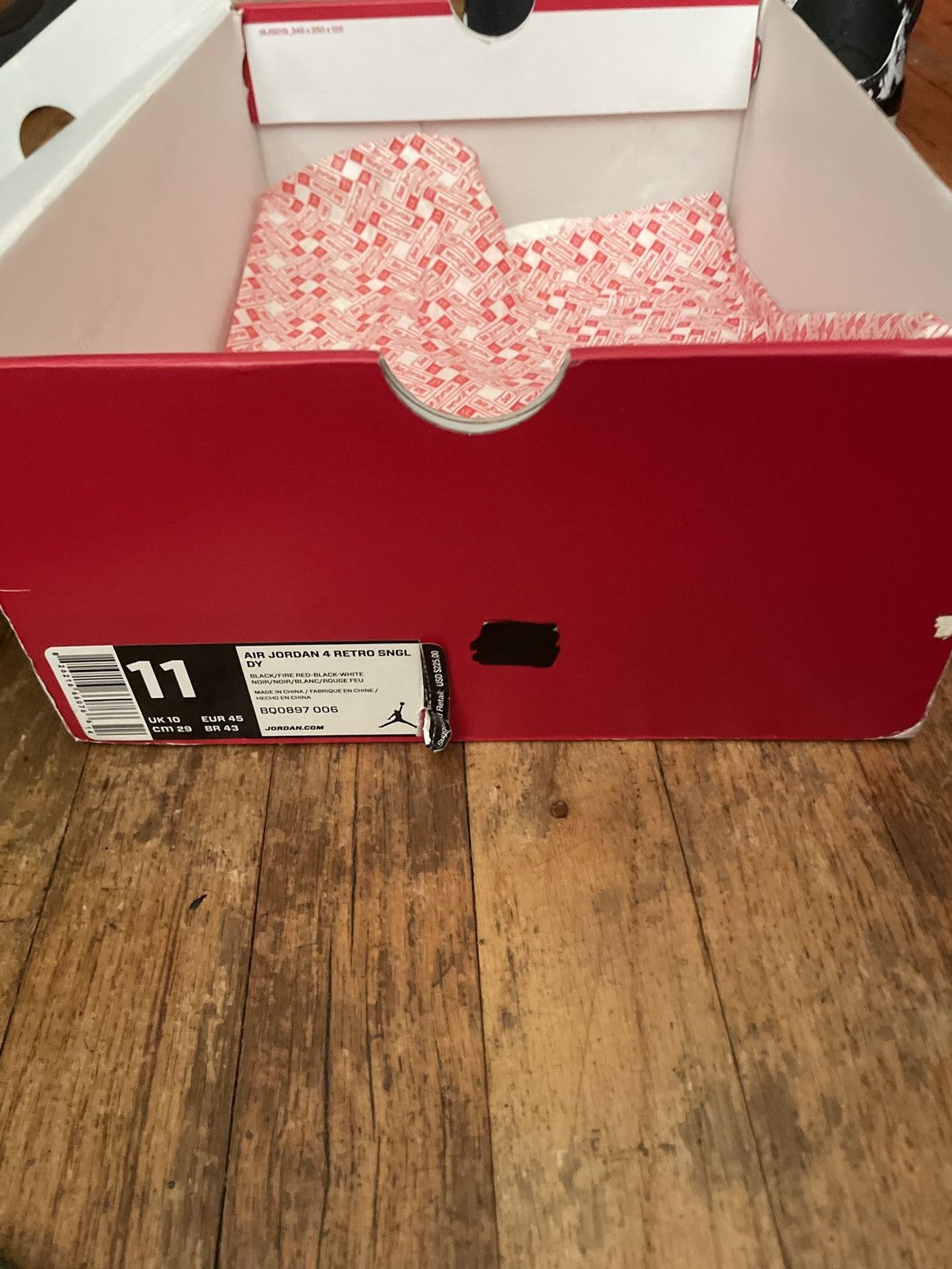 Jordan Brand Tattoo 4’s Size US 11 / EU 44 - 7 Thumbnail