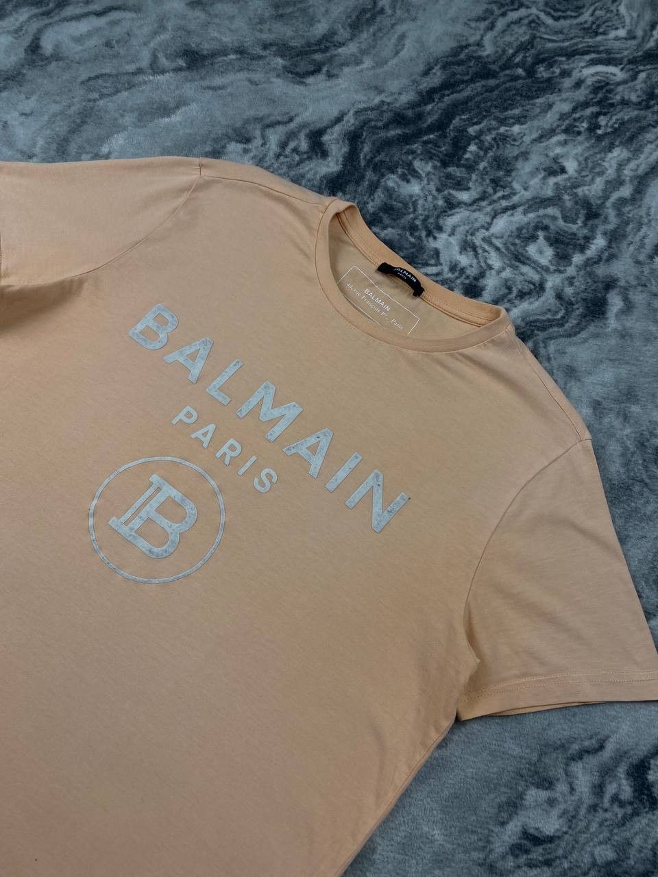 Balmain Balmain T Shirt Big Logo Men Size M Orange Size US M / EU 48-50 / 2 - 8 Thumbnail