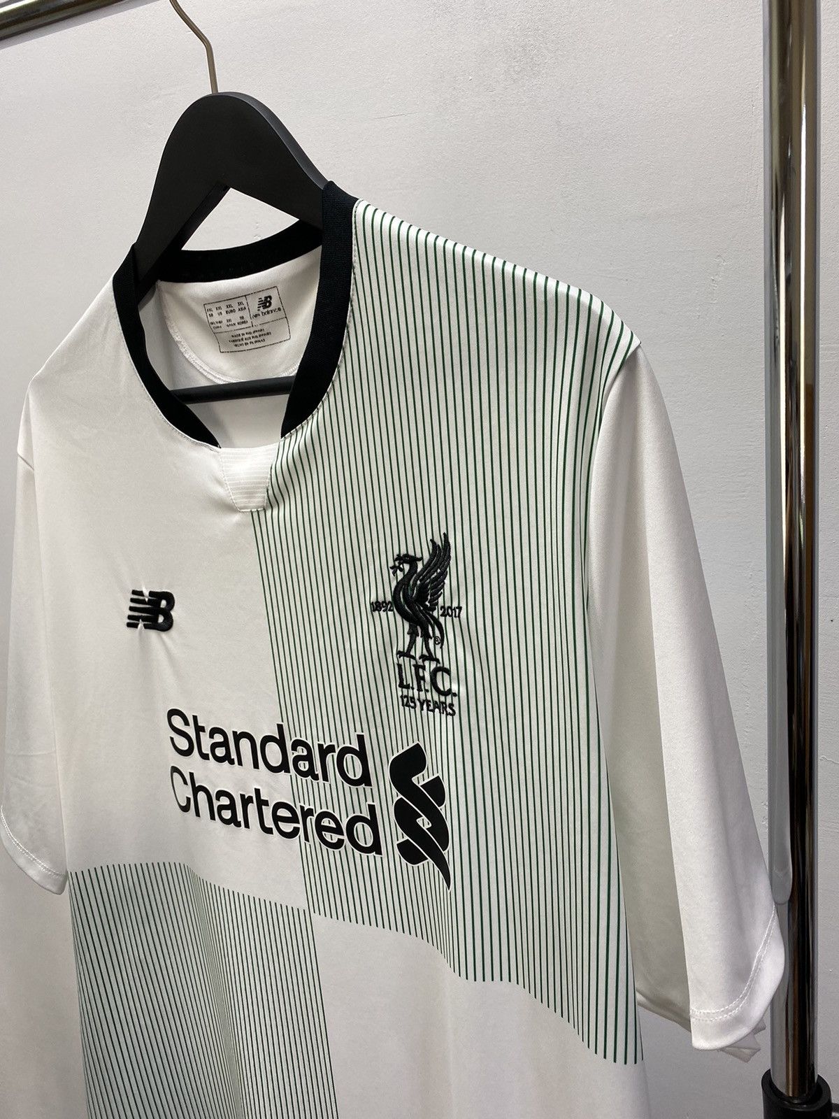 New Balance 2017 2018 Liverpool New Balance Away Soccer Jersey Size US XXL / EU 58 / 5 - 8 Thumbnail