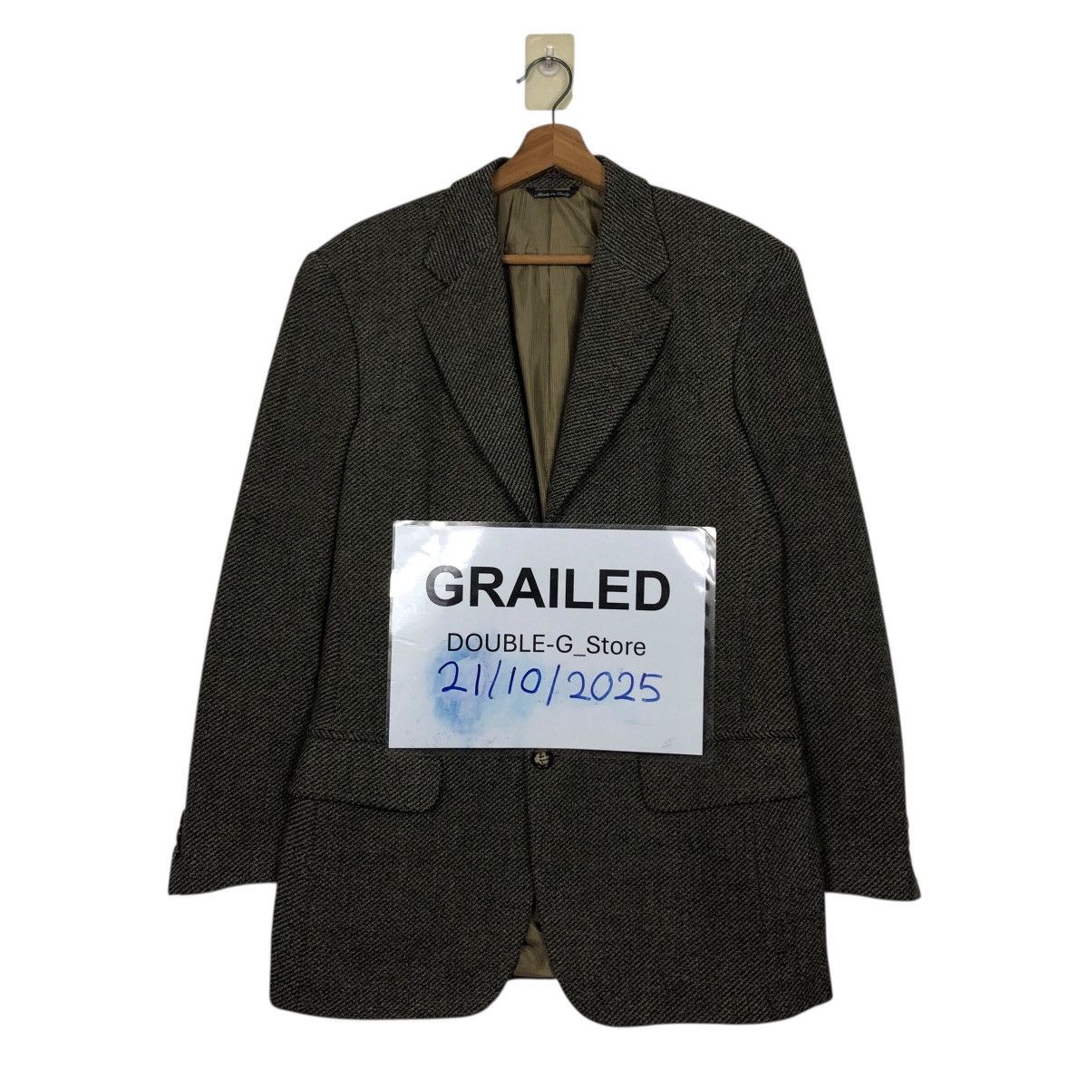 Valentino 📌Herringbone Coats Jacket Oliver by Valentino Double Breast Size US M / EU 48-50 / 2 - 1 Thumbnail