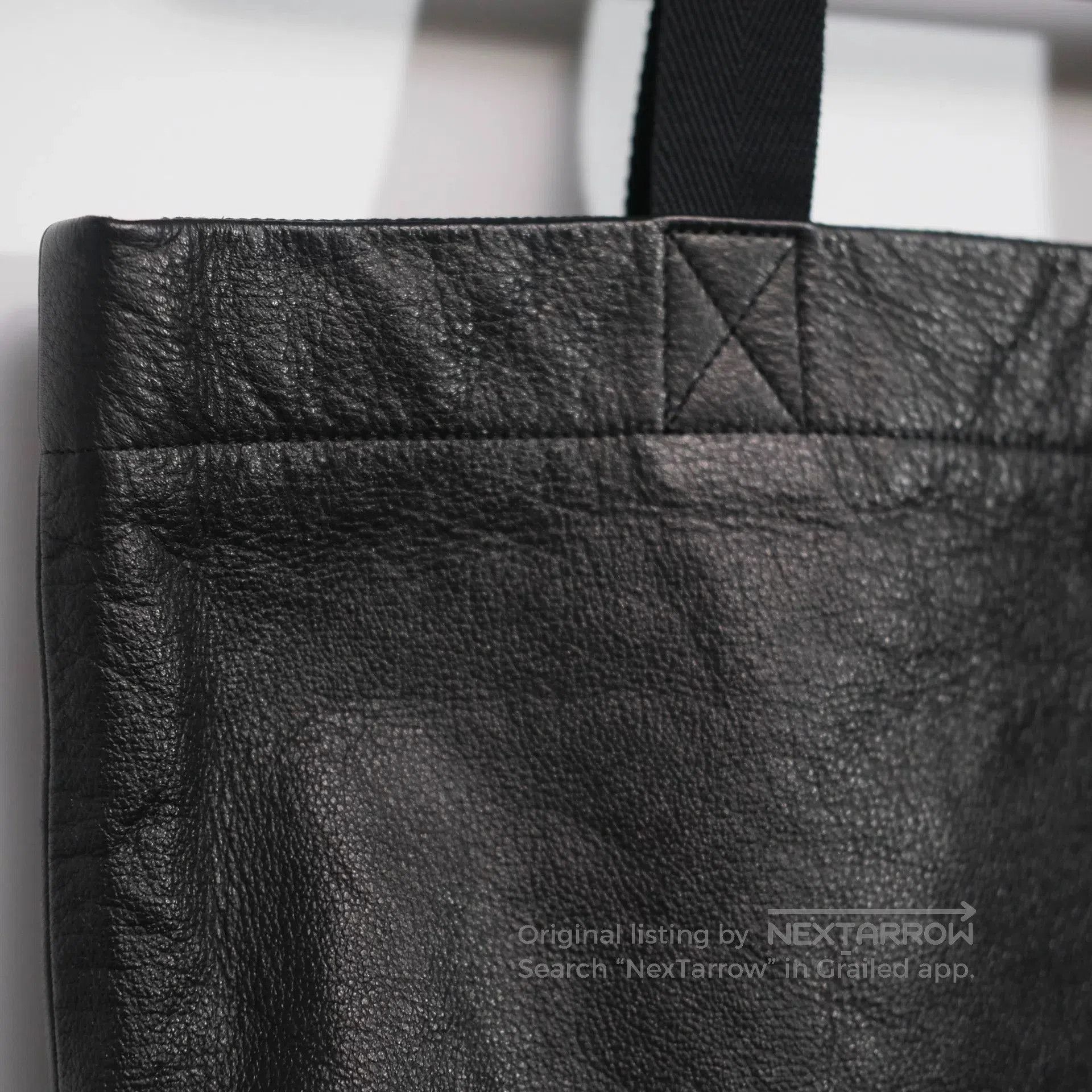 Yohji Yamamoto Yohji Yamamoto Leather Tote Bag 25ss. Size ONE SIZE - 4 Thumbnail